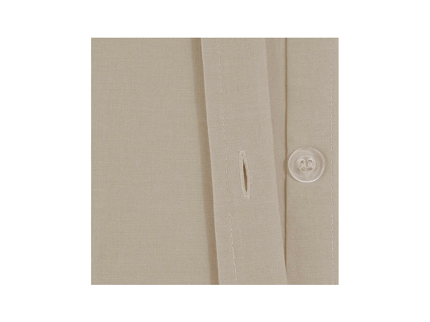 Housse de couette 2 Personnes en Coton Beige lin 240 x 220 cm