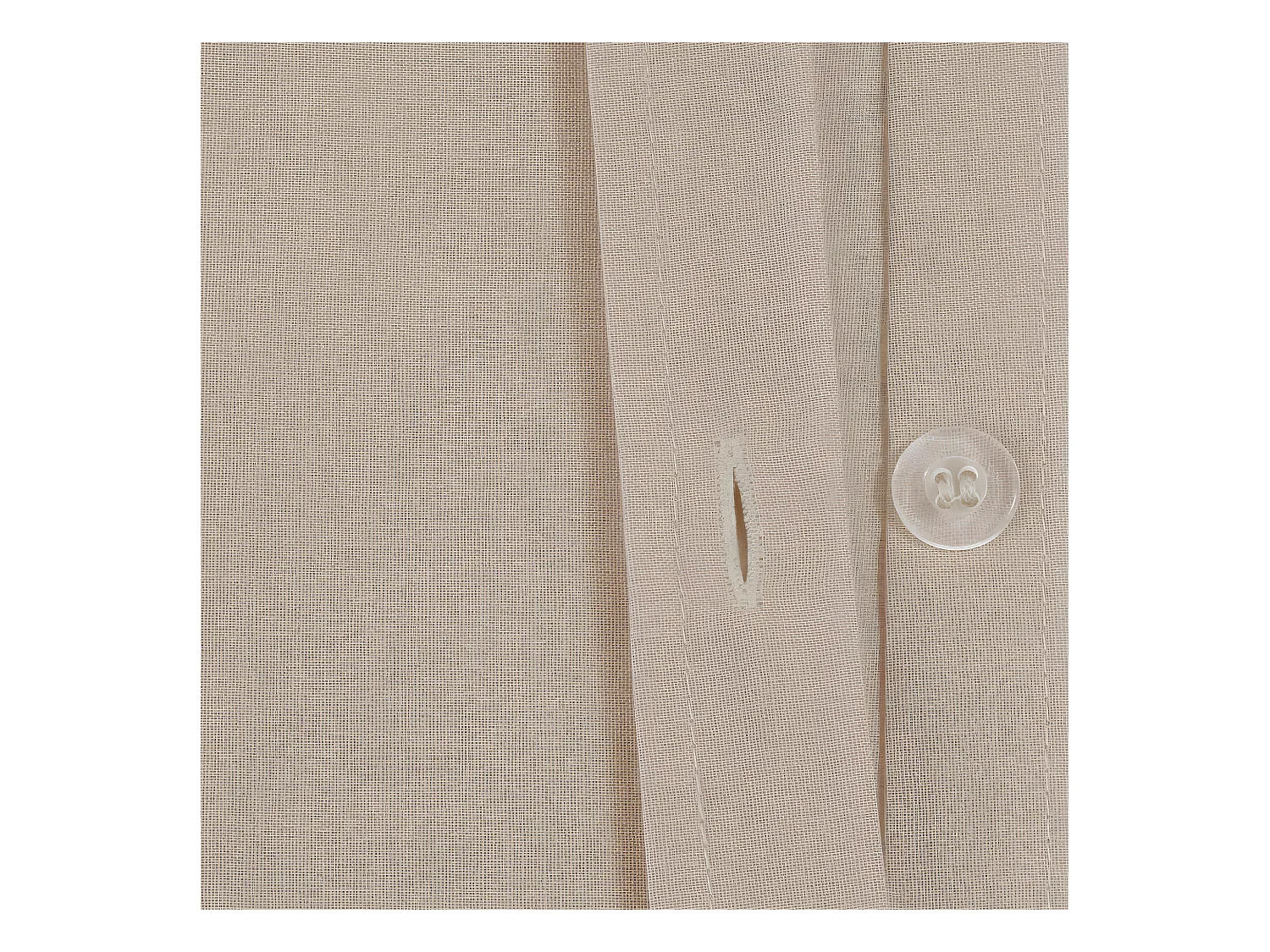 Housse de couette 2 Personnes en Coton Beige lin 240 x 220 cm