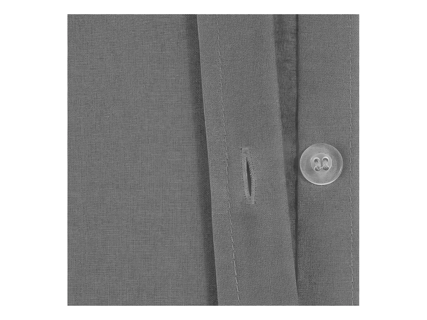 Housse de couette 2 Personnes en Coton Gris souris 240 x 220 cm