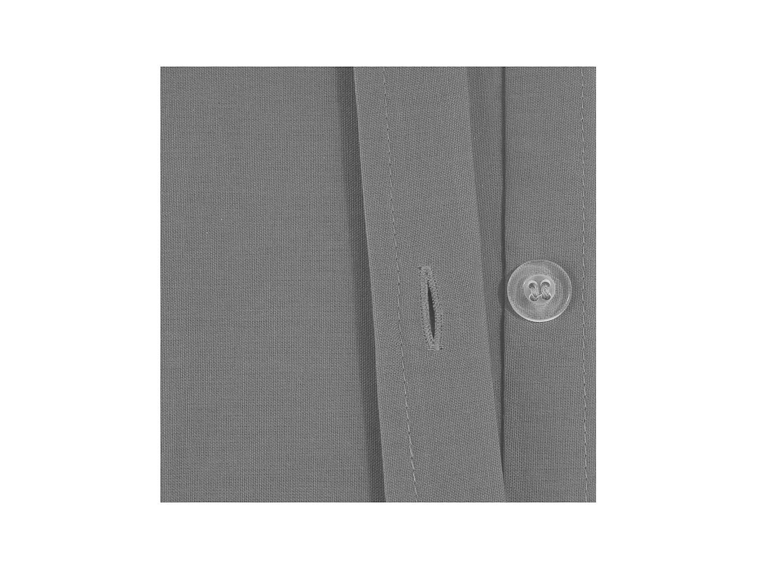 Housse de couette 2 Personnes en Coton Gris souris 240 x 220 cm