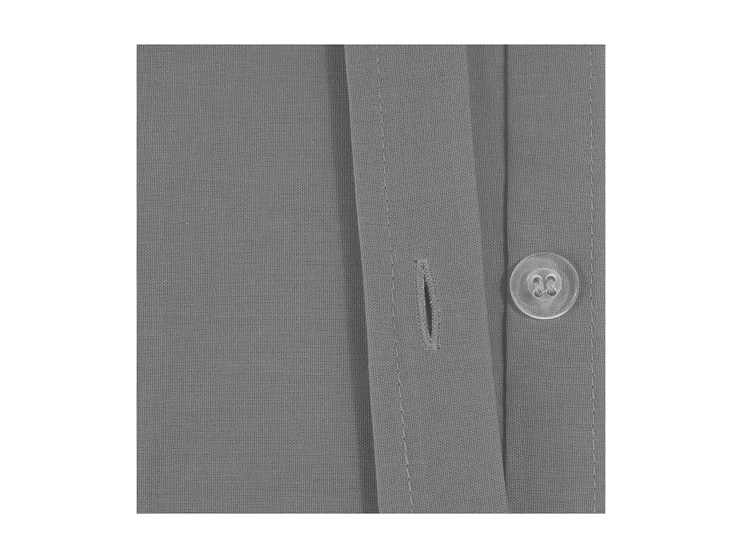 Housse de couette 2 Personnes en Coton Gris souris 240 x 220 cm