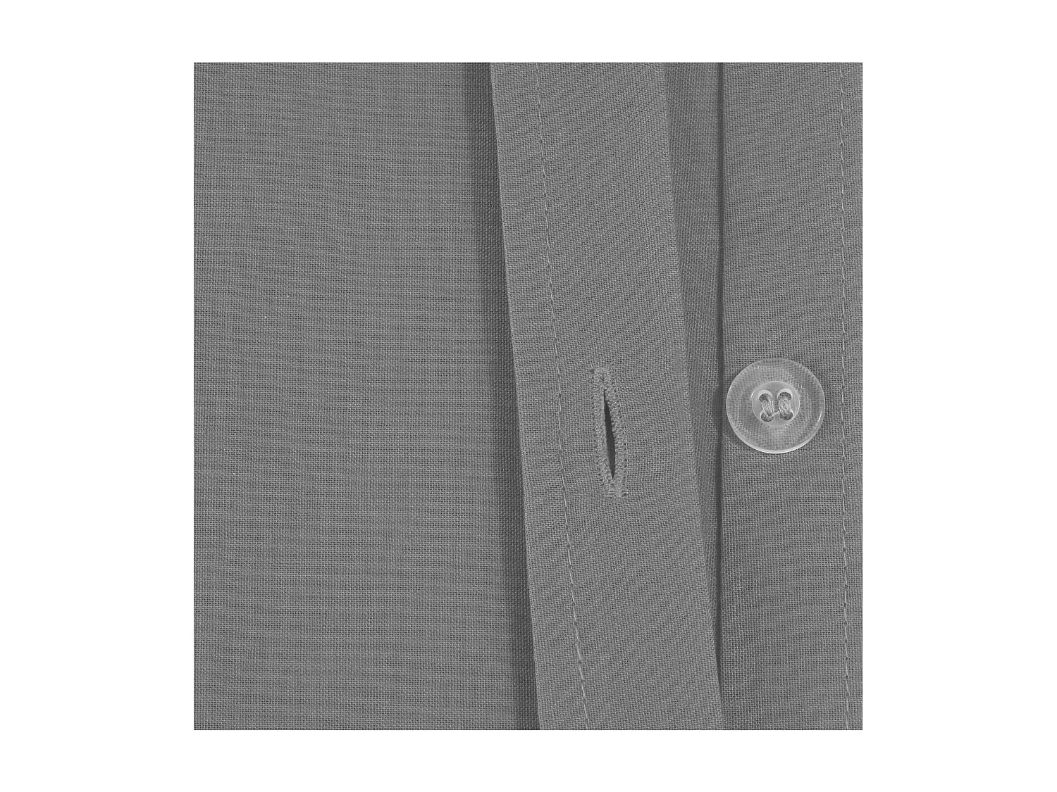 Housse de couette 2 Personnes en Coton Gris souris 240 x 220 cm