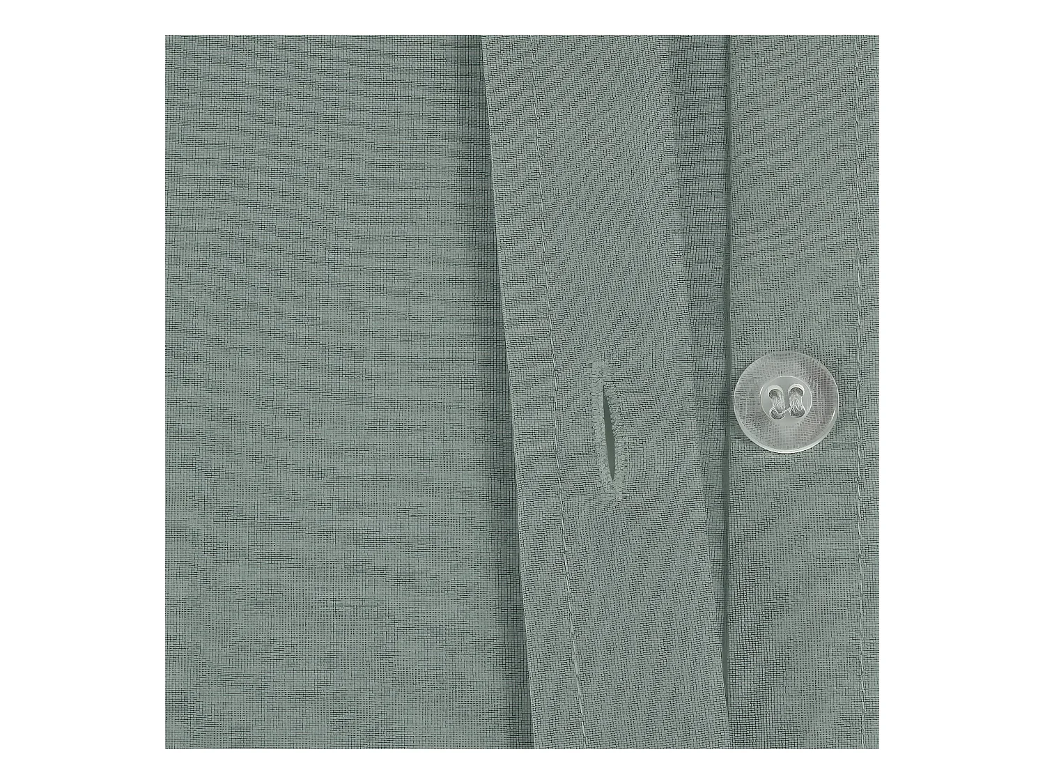 Housse de couette 2 Personnes en Coton Vert céladon 240 x 220 cm