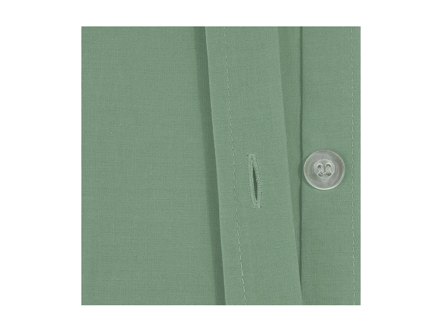 Housse de couette 2 Personnes en Coton Vert céladon 240 x 220 cm