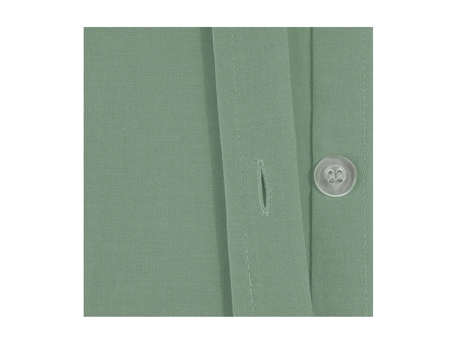 Housse de couette 2 Personnes en Coton Vert céladon 240 x 220 cm