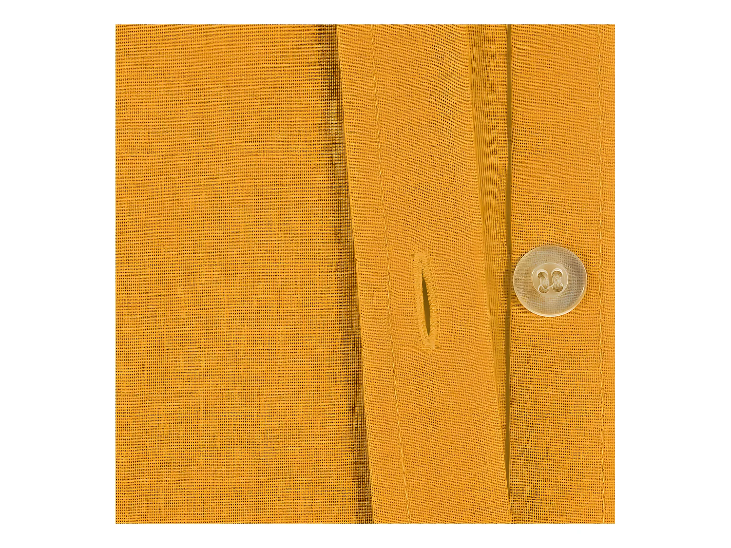 Housse de couette 2 Personnes en Coton Ocre 240 x 220 cm