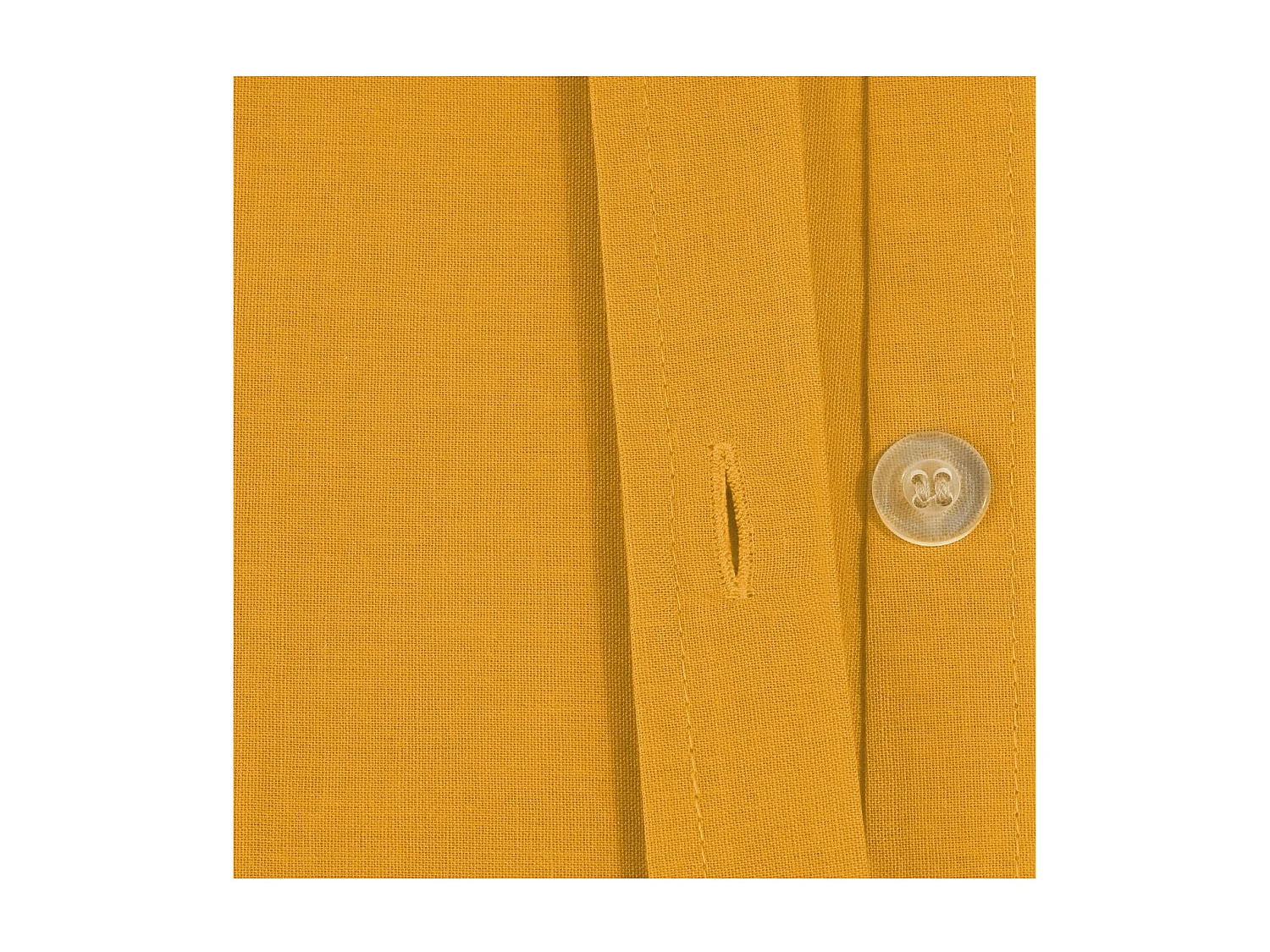 Housse de couette 2 Personnes en Coton Ocre 240 x 220 cm