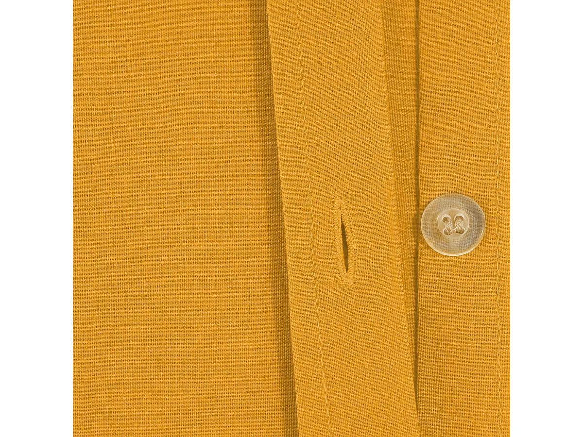 Housse de couette 2 Personnes en Coton Ocre 240 x 220 cm