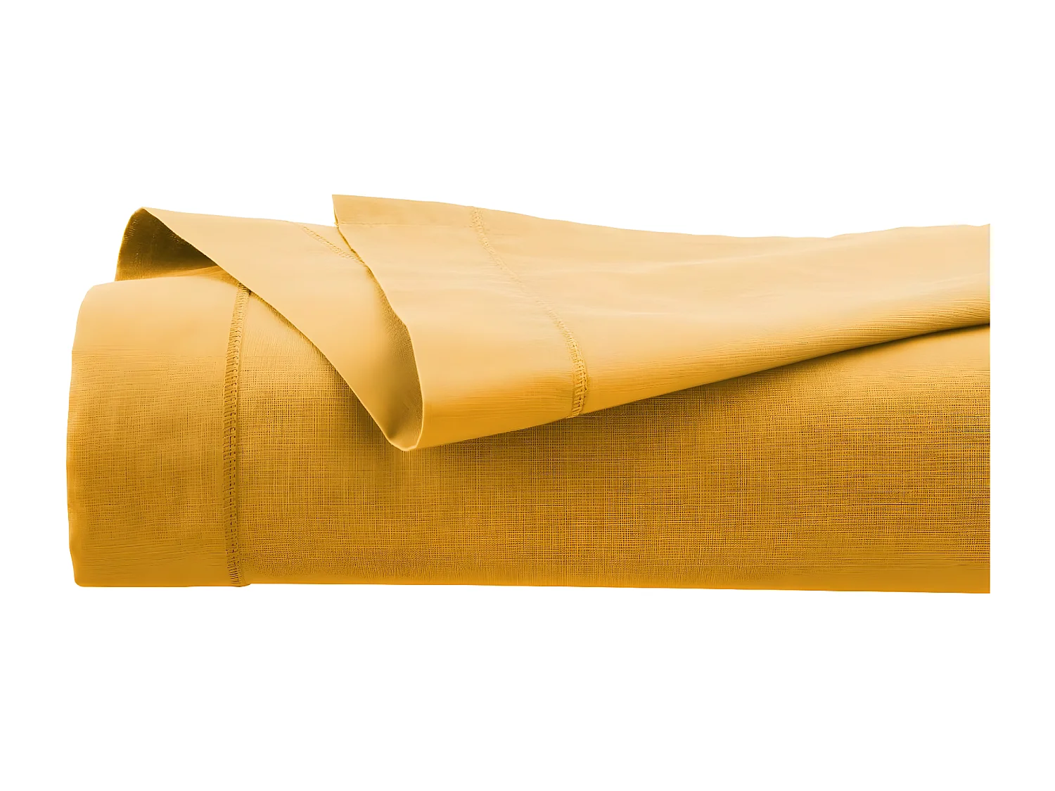 Lençol de algodão ocre 90x190cm