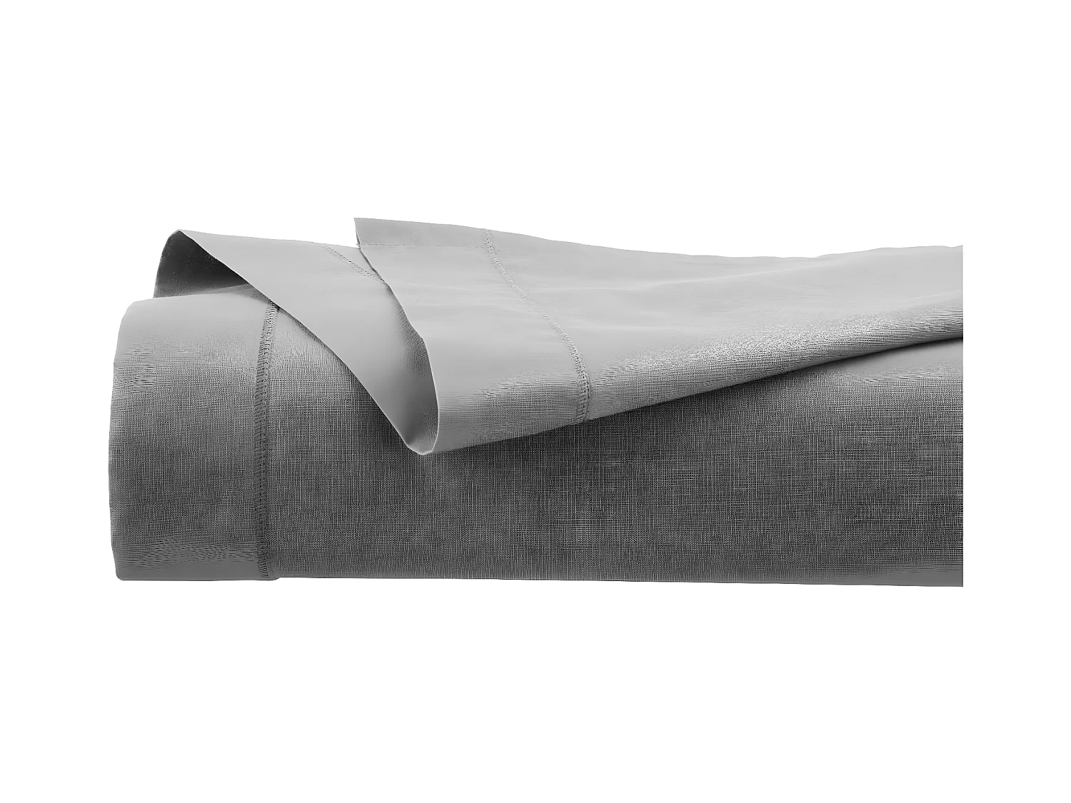 Drap 1 Personne en Coton Gris souris 180 x 290 cm