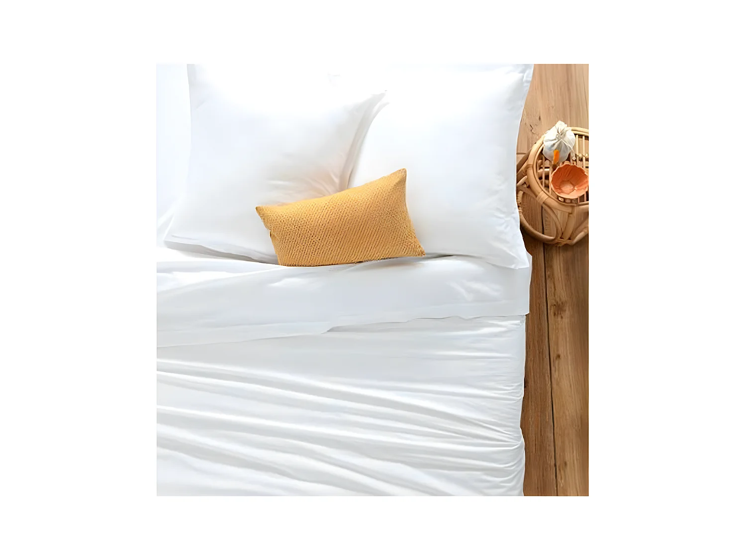 Lenzuolo superiore in cotone blanco 90x190cm