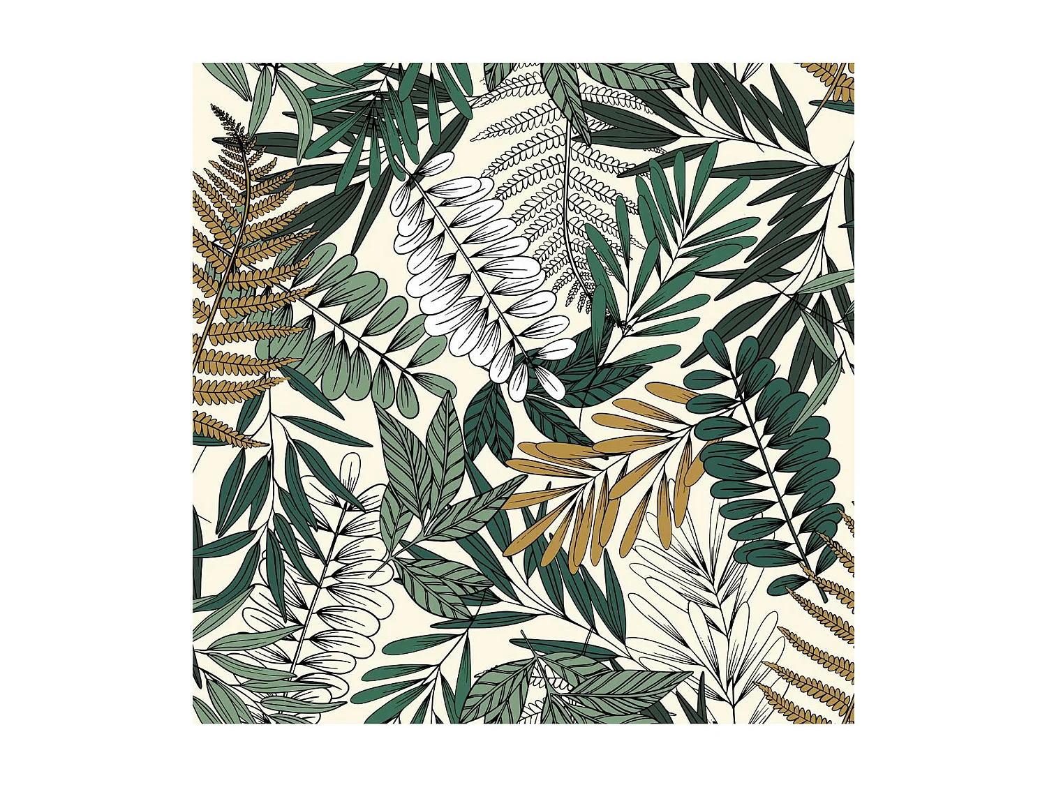 Bedruckte Bettwäsche tropik 240 x 220 cm