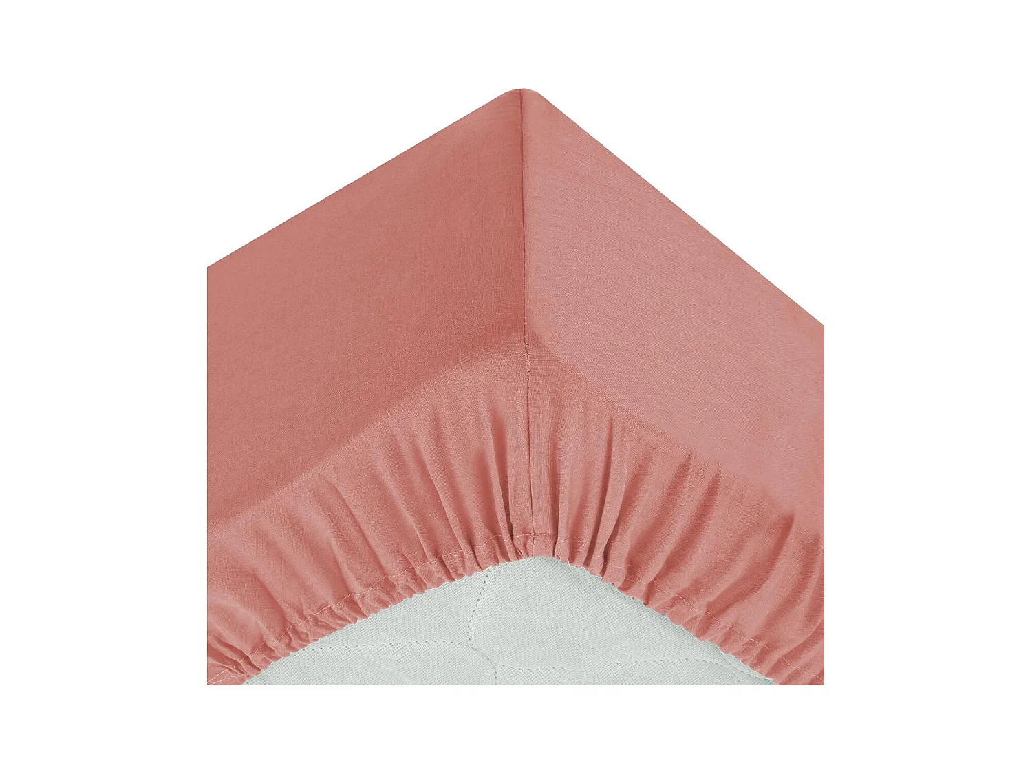 Lençol de Baixo Ajustável de rosa 90x190cm