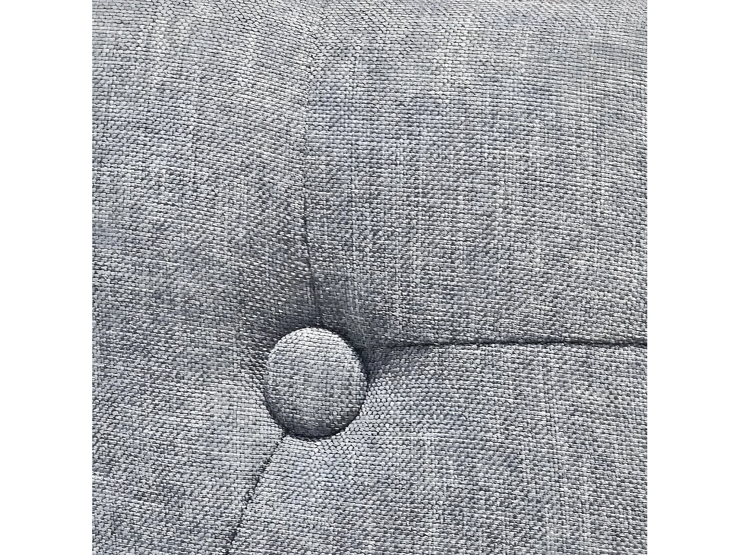 Lot de 6 chaises de salle à manger cuisine style moderne dossier capitonné tissu gris CDS022506