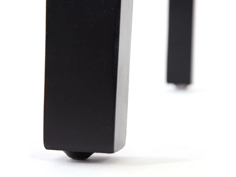 Lot de 2 chaises de salle à manger en tissu gris foncé pieds foncés CDS04463