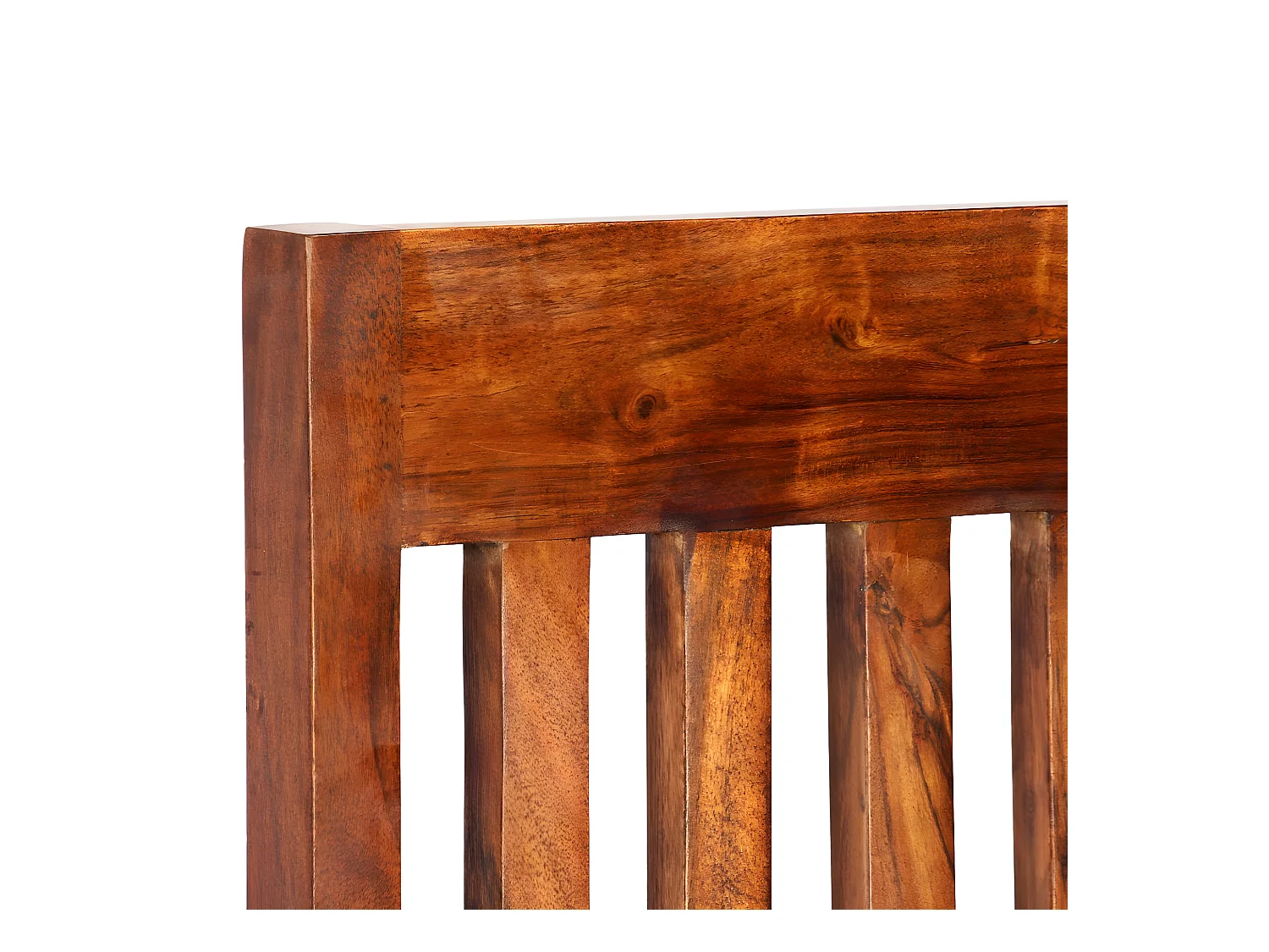 Lot de 2 chaises de salle à manger cuisine bois massif avec finition Sesham CDS020116