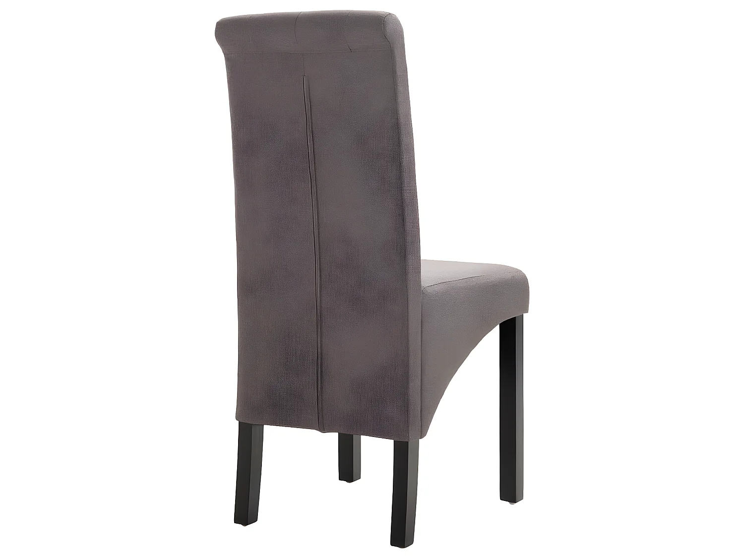 Lot de 2 chaises de salle à manger cuisine design classique tissu taupe CDS021045