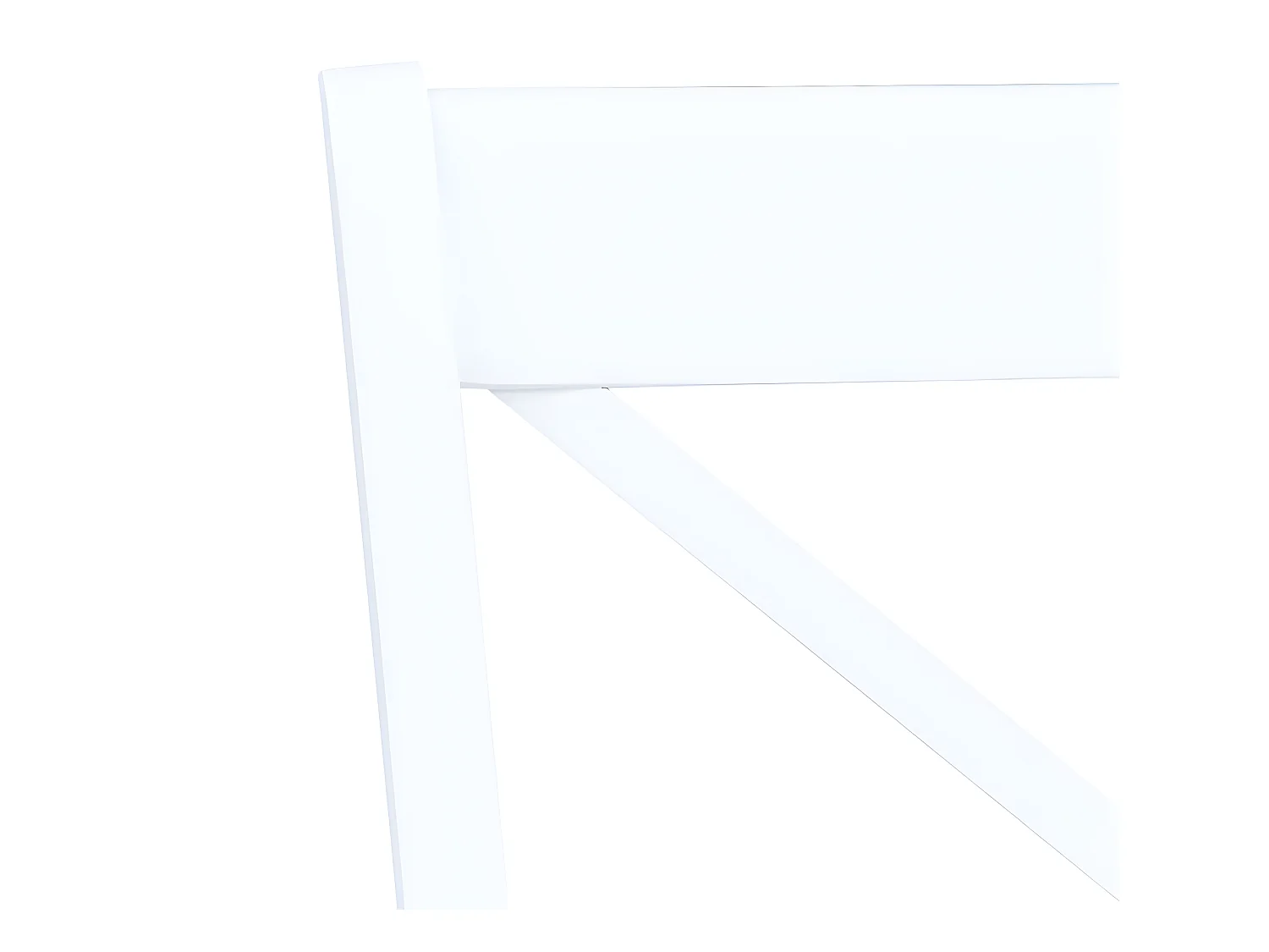 Lot de 6 chaises de salle à manger cuisine design classique blanc bois d'hévéa massif CDS022151