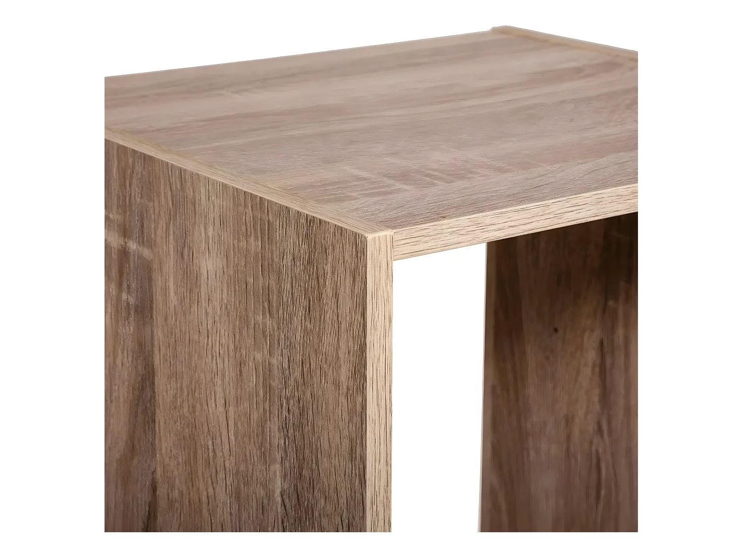 Bibliothèque, étagère en panneaux de particules aggloméré avec 12 niches - Longueur 101 x Profondeur 32 x Hauteur 134 cm