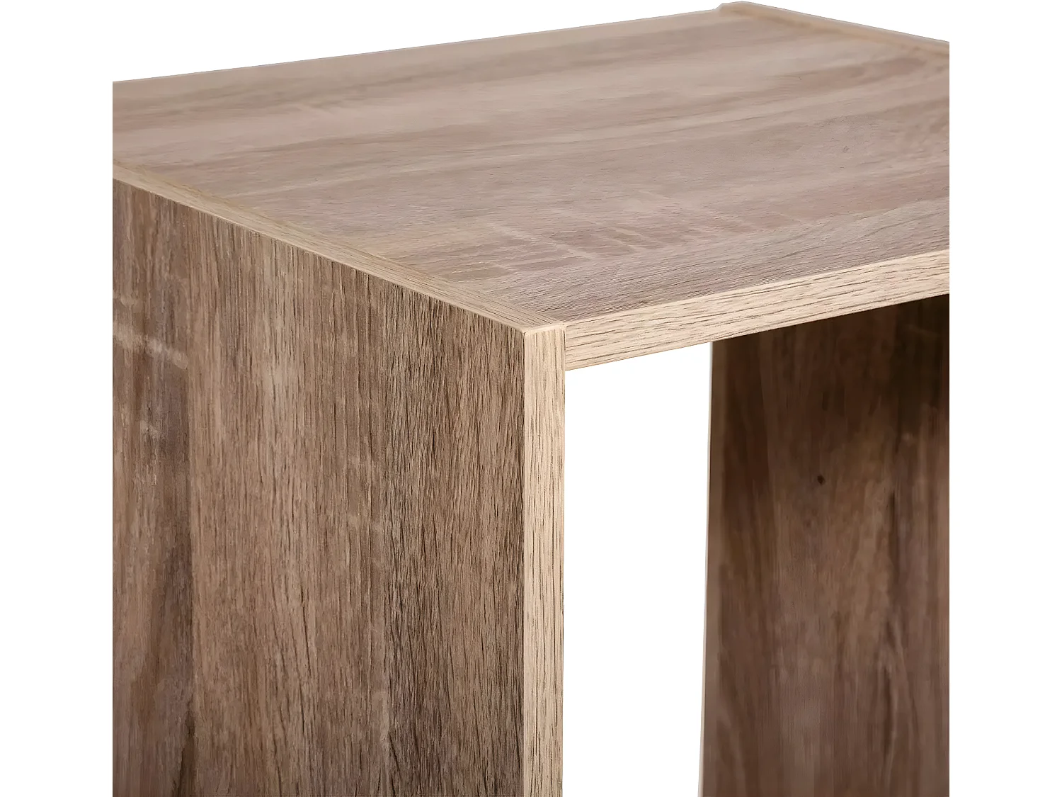 Bibliothèque, étagère en panneaux de particules aggloméré avec 12 niches - Longueur 101 x Profondeur 32 x Hauteur 134 cm