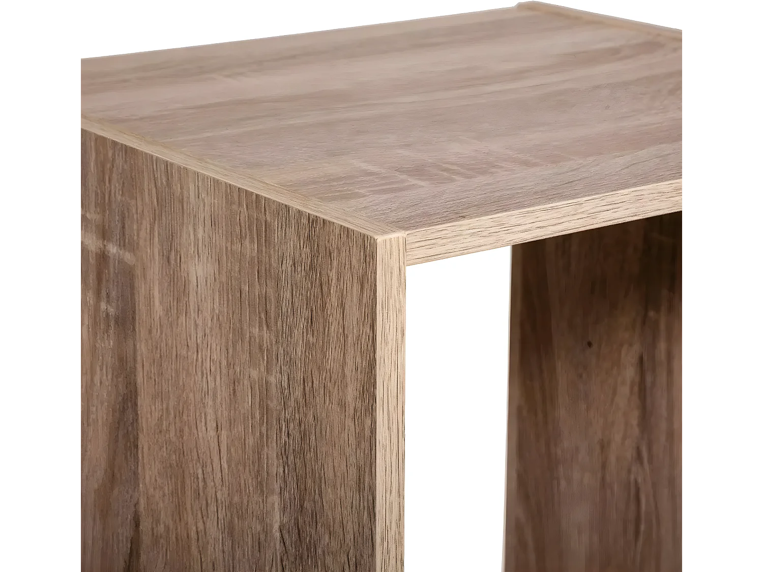 Bibliothèque, étagère en panneaux de particules aggloméré avec 12 niches - Longueur 101 x Profondeur 32 x Hauteur 134 cm