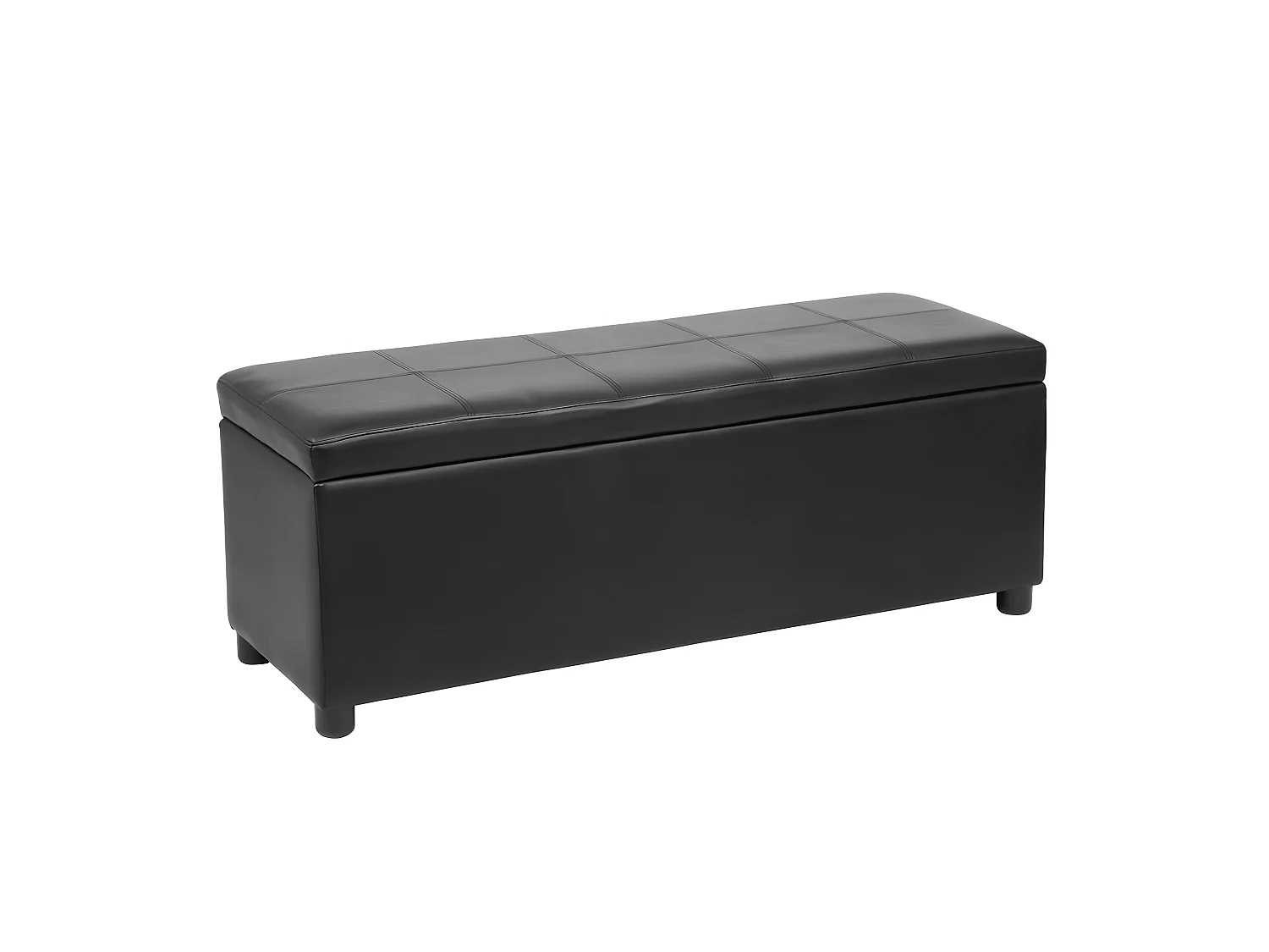 Banquette coffre avec espace noire 119 x 38 x 45 cm 03_0001629