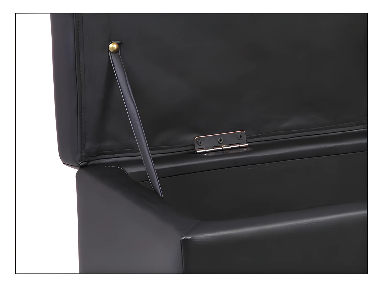 Banquette coffre avec espace noire 119 x 38 x 45 cm 03_0001629