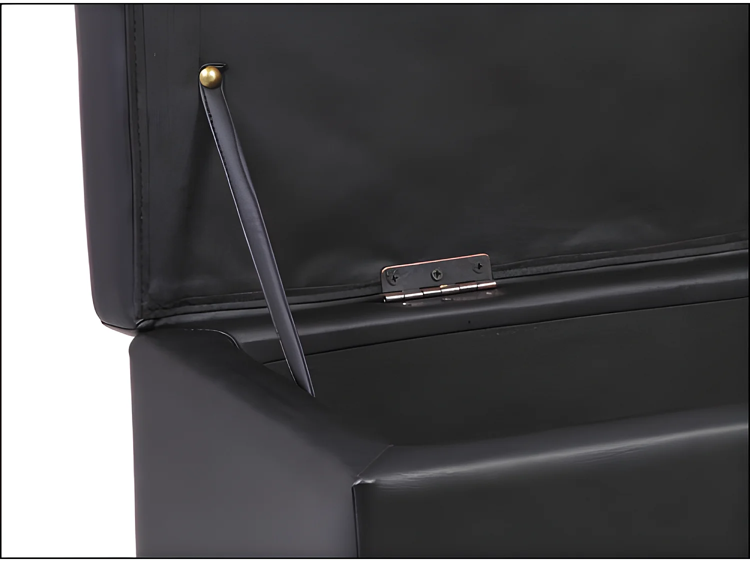 Banquette coffre avec espace noire 119 x 38 x 45 cm 03_0001629