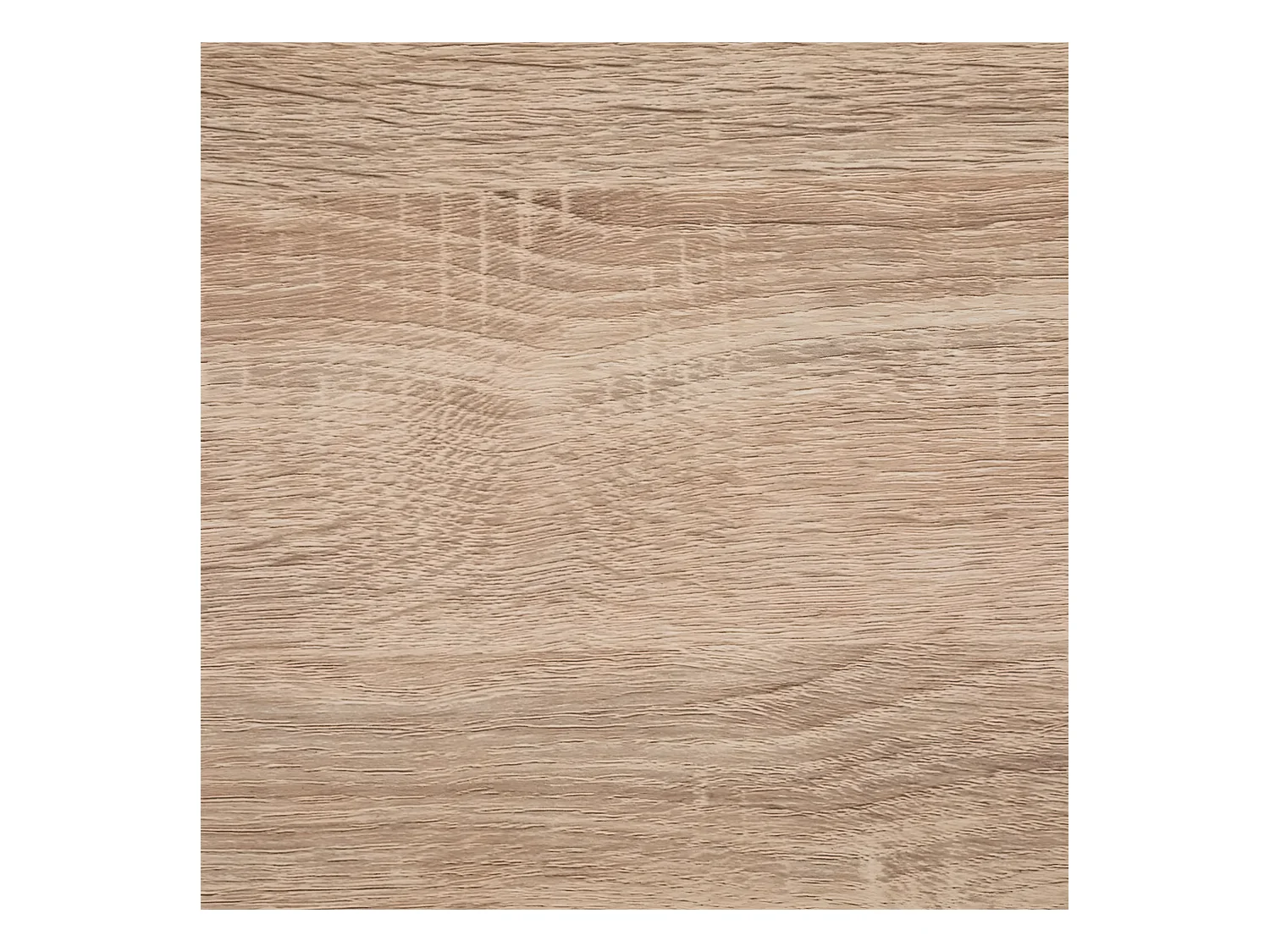 Meuble TV en aggloméré de couleur beige avec pieds en métal noir - Longueur 100 x Profondeur 40 x Hauteur 54 cm