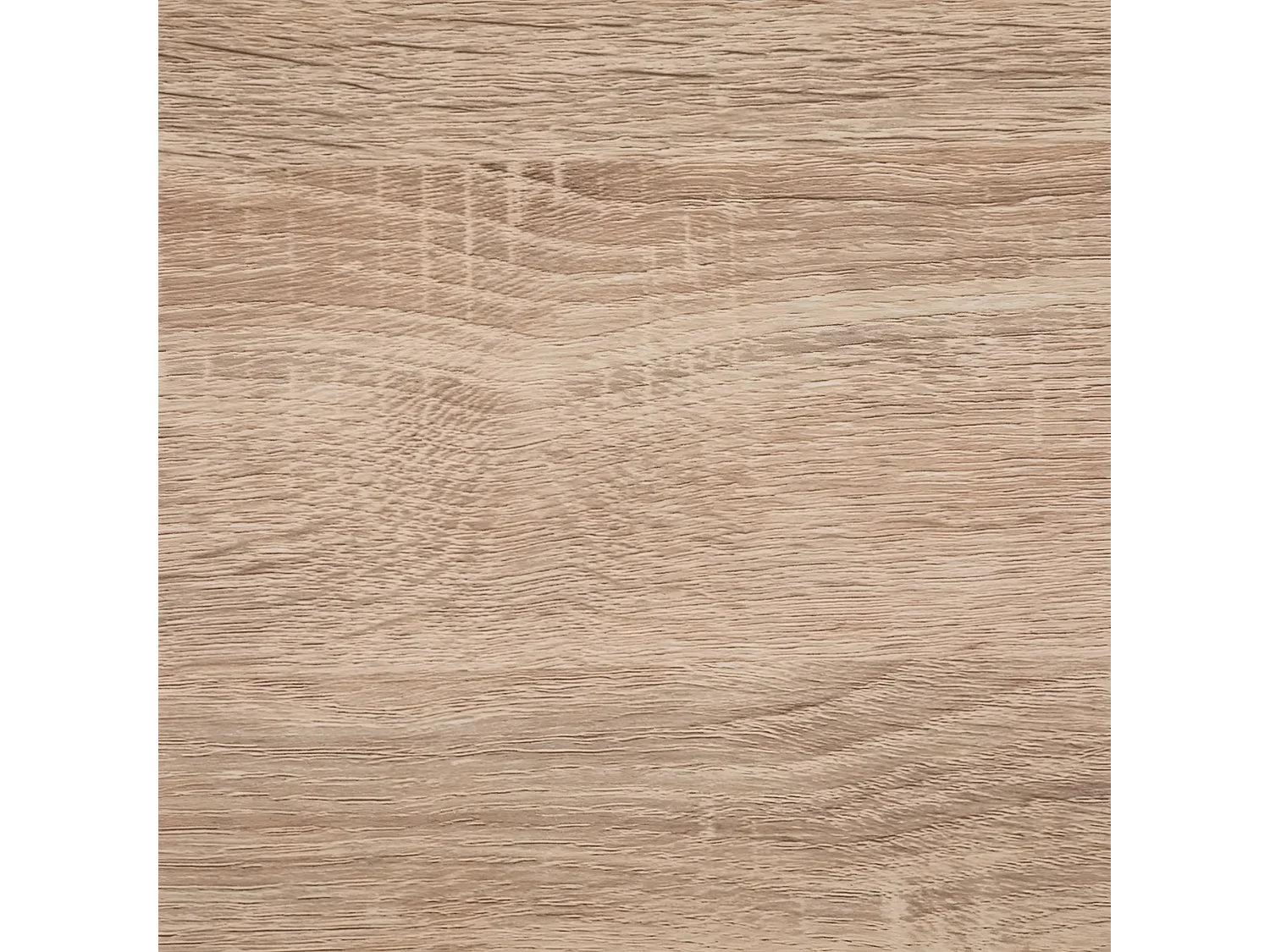 Meuble TV en aggloméré de couleur beige avec pieds en métal noir - Longueur 100 x Profondeur 40 x Hauteur 54 cm