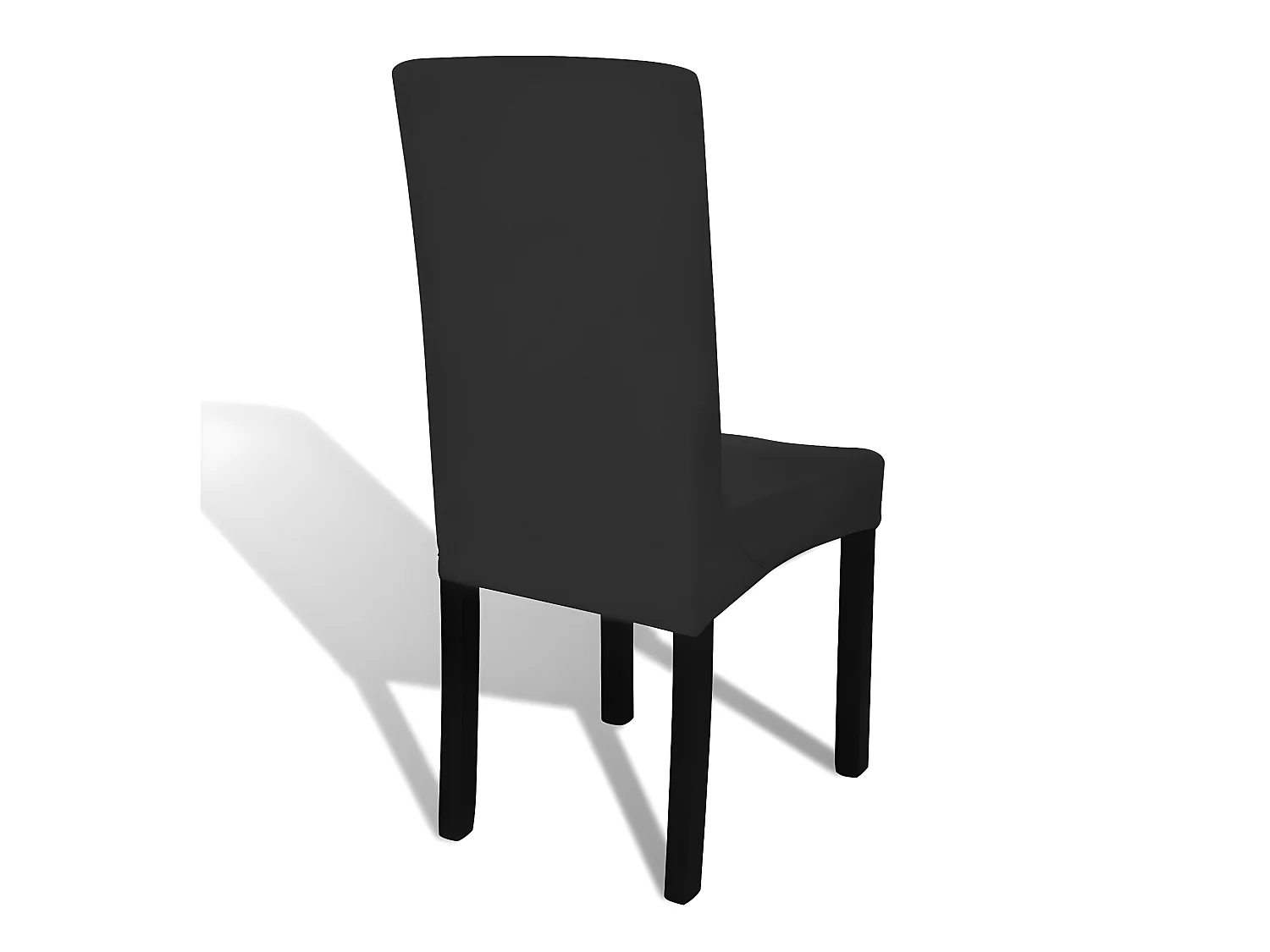 Housse de chaise droite noire 37 x 45 x 46 cm DEC022368
