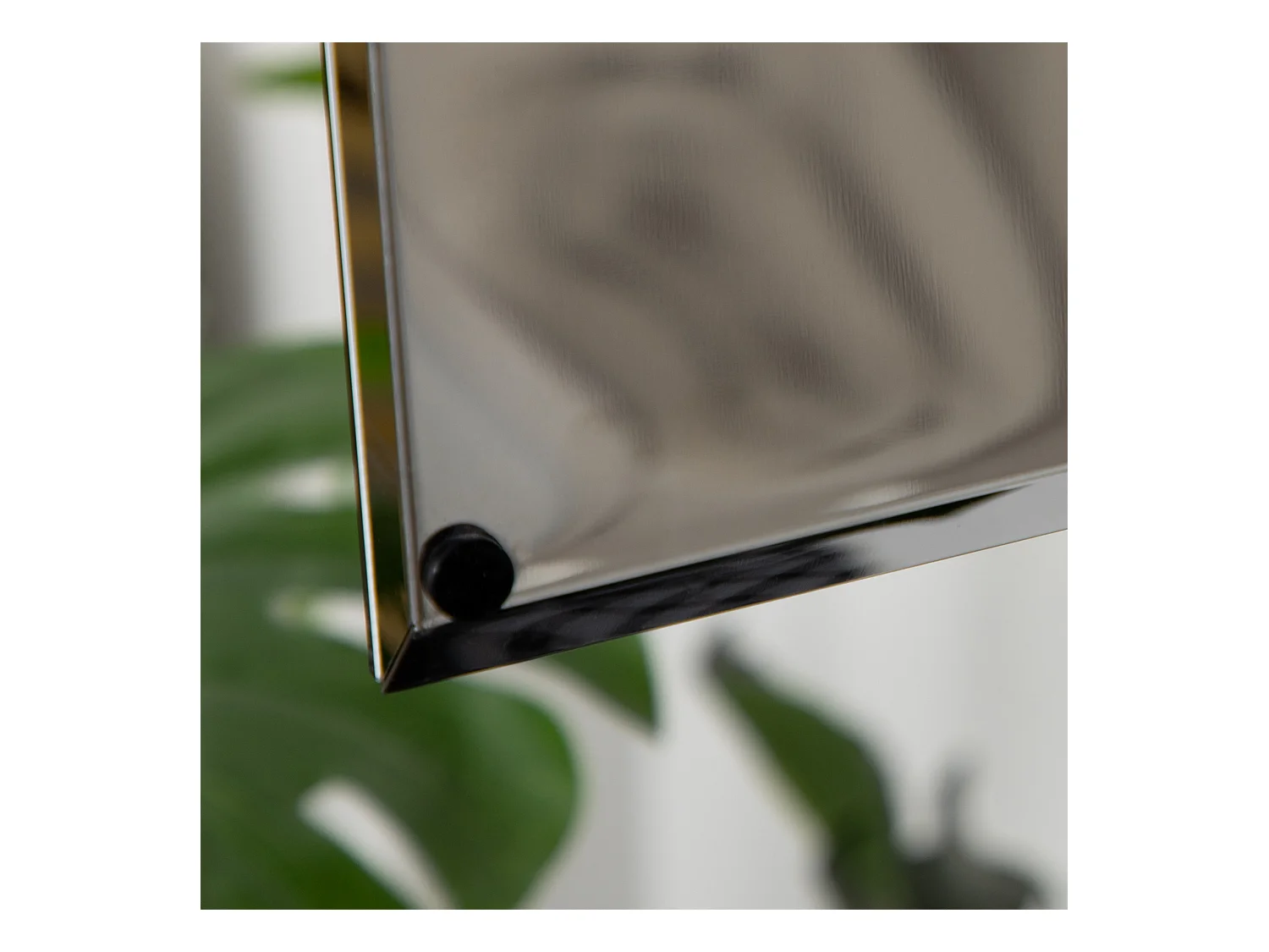 Armoire miroir murale salle de bain toilette dim. 39L x 12l x 60H cm acier inox. verre