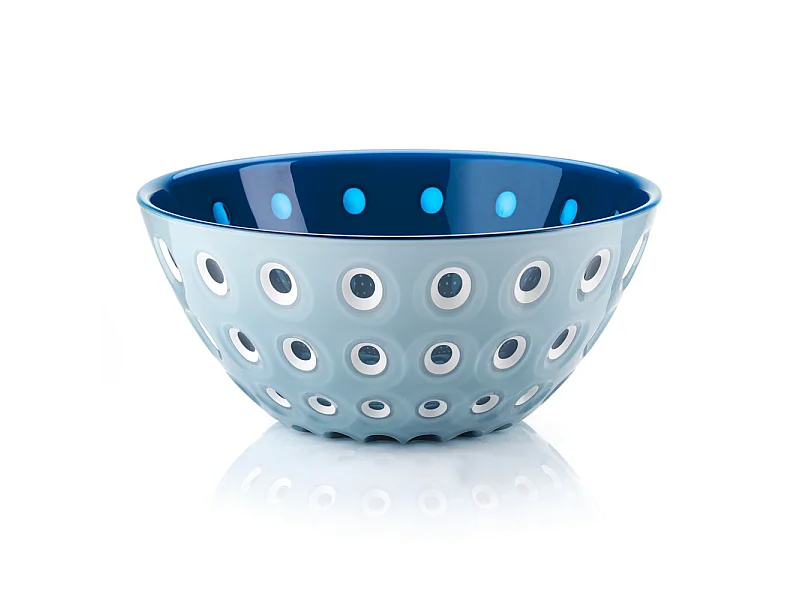 Saladier 20 cm Le Murrine bleu ciel et bleu marine