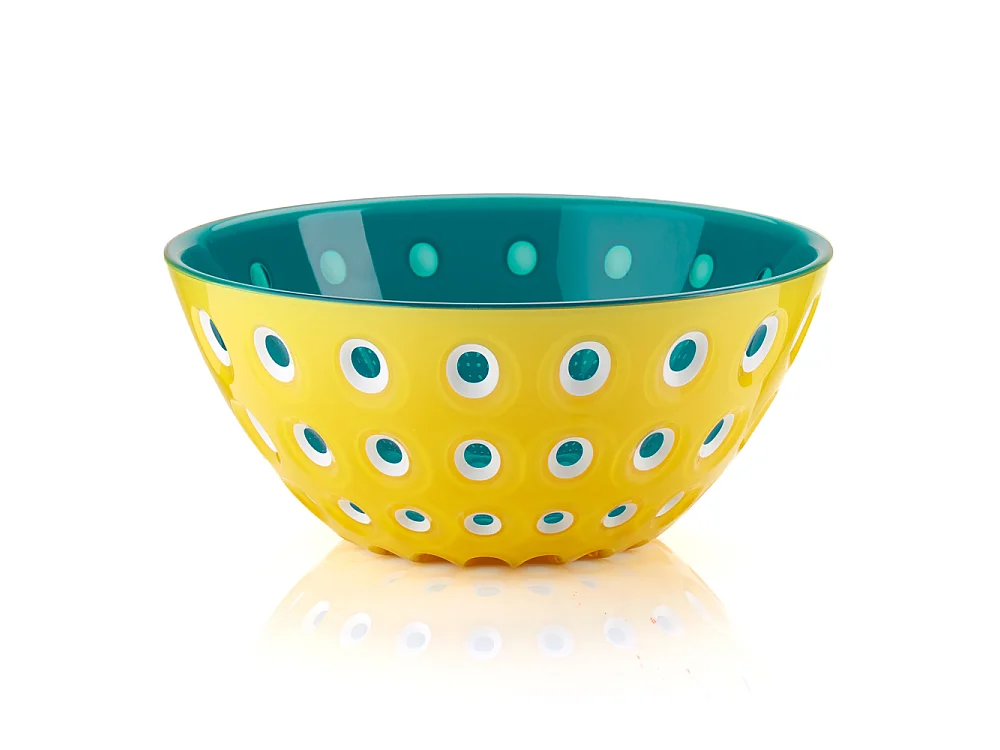 Saladier 20 cm Le Murrine jaune et bleu