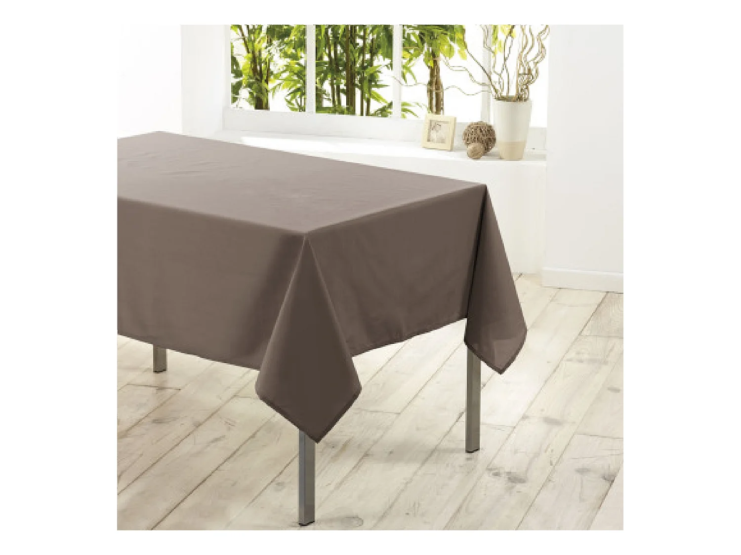 Nappe Antitache "Essentiel" 140x200cm Taupe