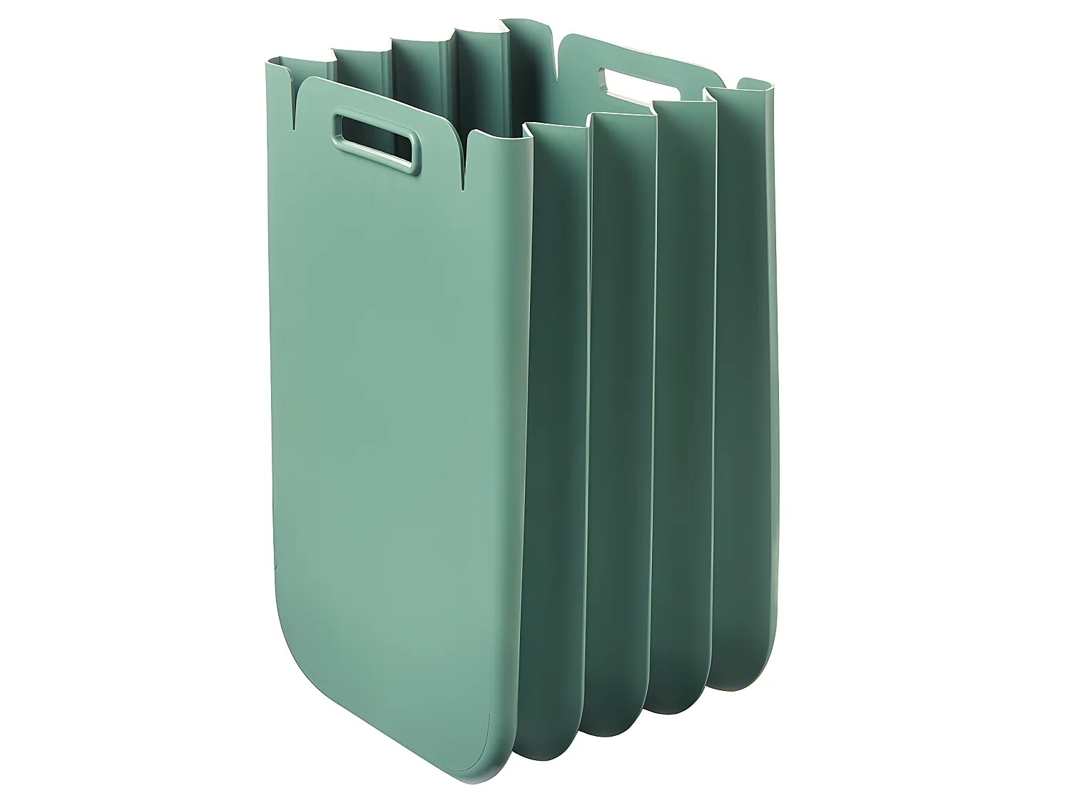 Poubelles pour le tri des déchets vert saube