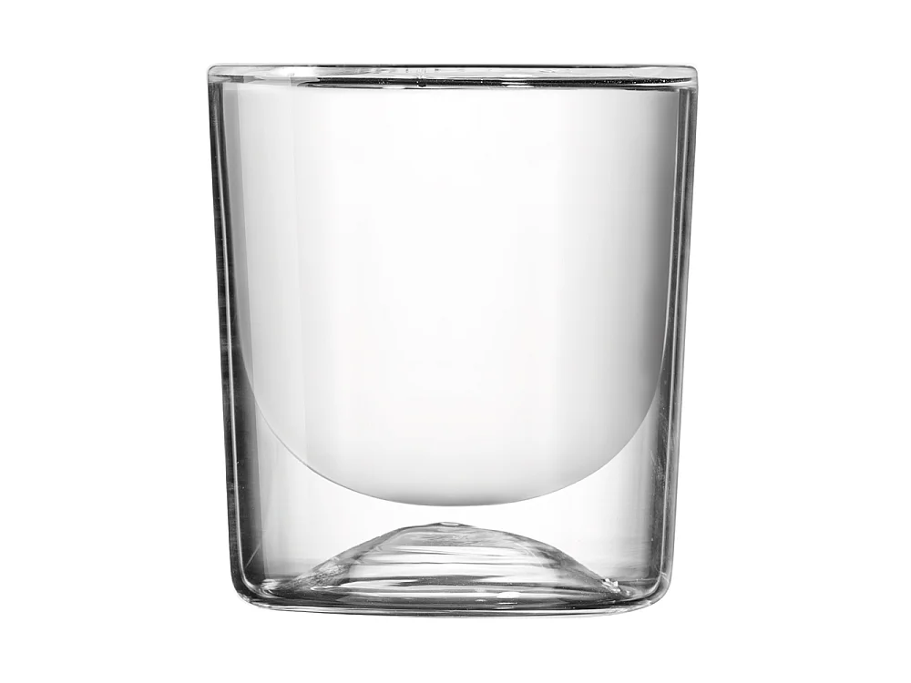 Lot de 2 verres thermo double paroi transparent