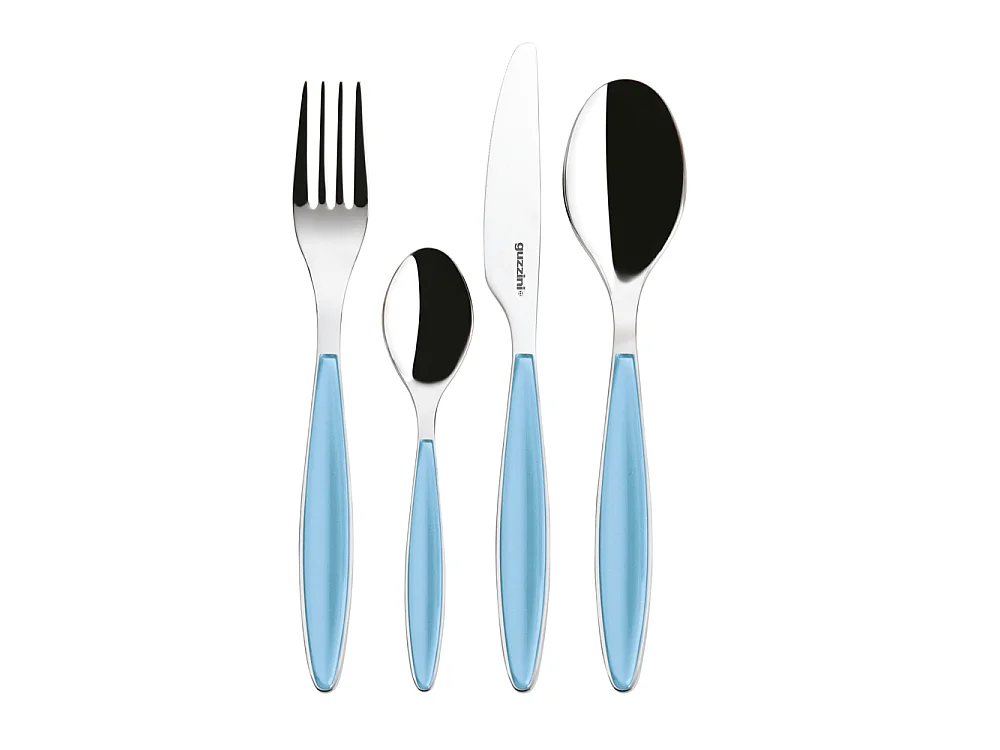 Ménagère 24 pièces Bleu mer