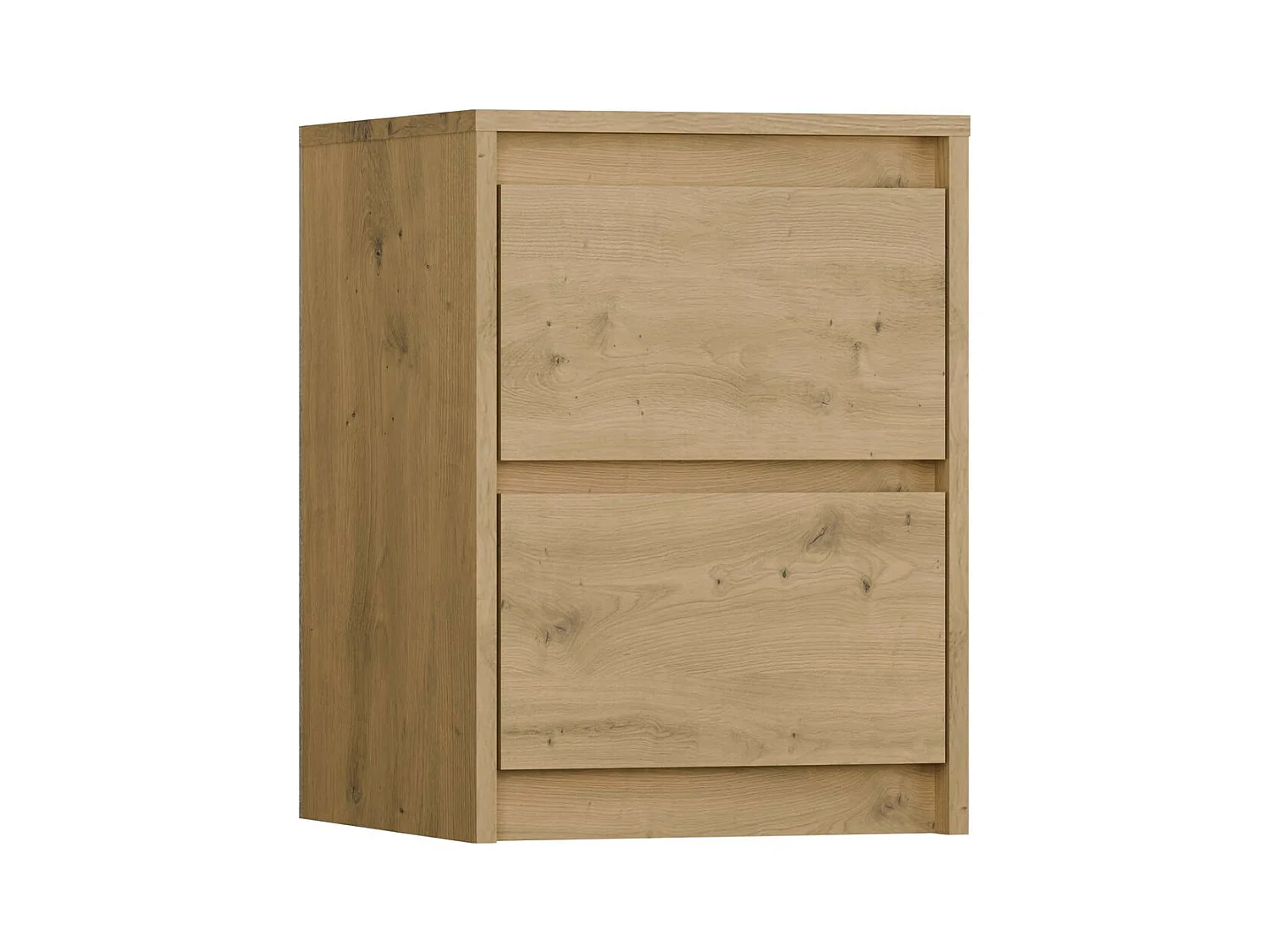 IRIS | Table de chevet style scandinave 55x43x40cm | Table de nuit 2 tiroirs | Chevet style moderne |  Meuble de rangement moderne