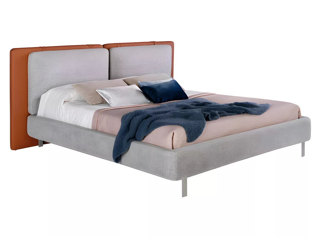 Kauf Unique Bett aus Stoff, Kunstleder und Stahl 7123 ANGEL CERDA