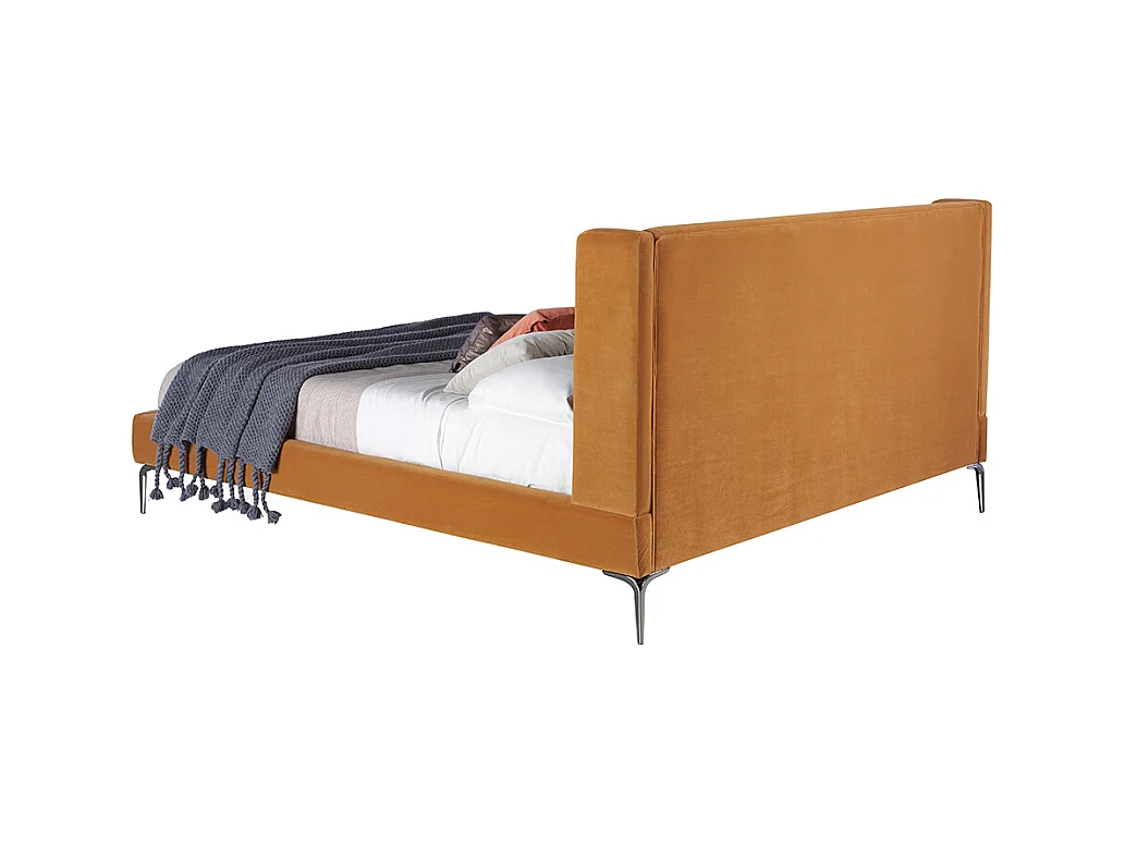 Gestoffeerd bed met fluwelen bekledingsstof 7124 ANGEL CERDA