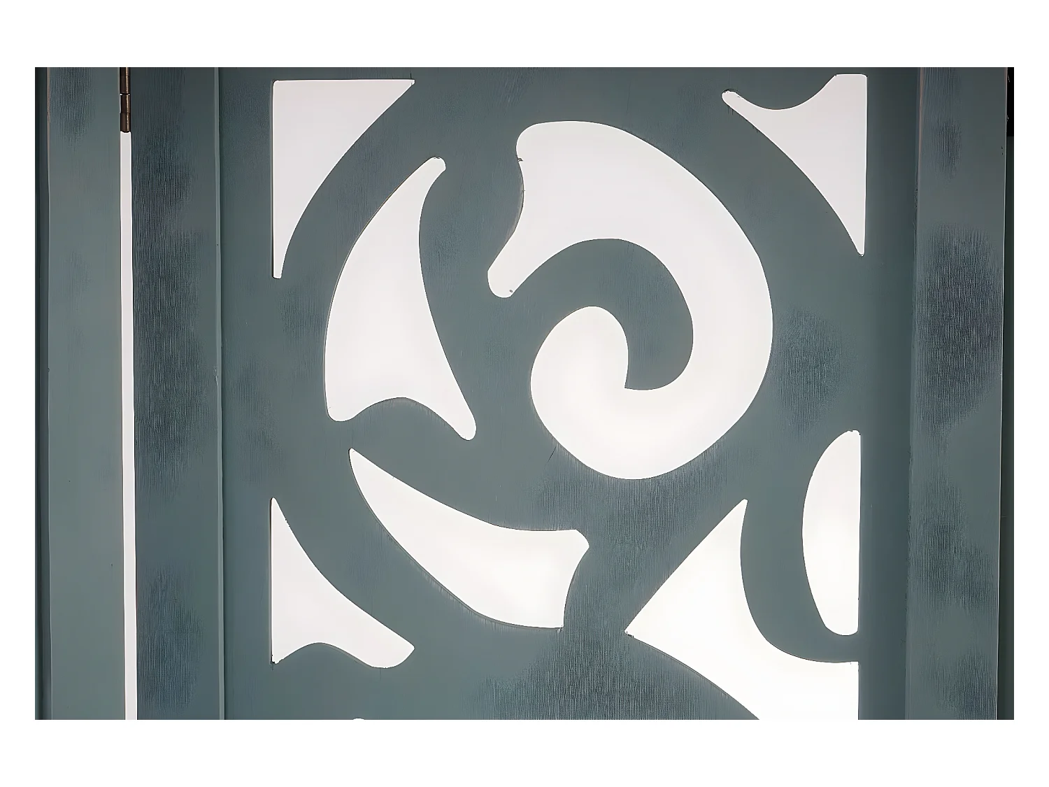 Paravent 4 panneaux en bois marron 161 x 2 x 170 cm PAR04034