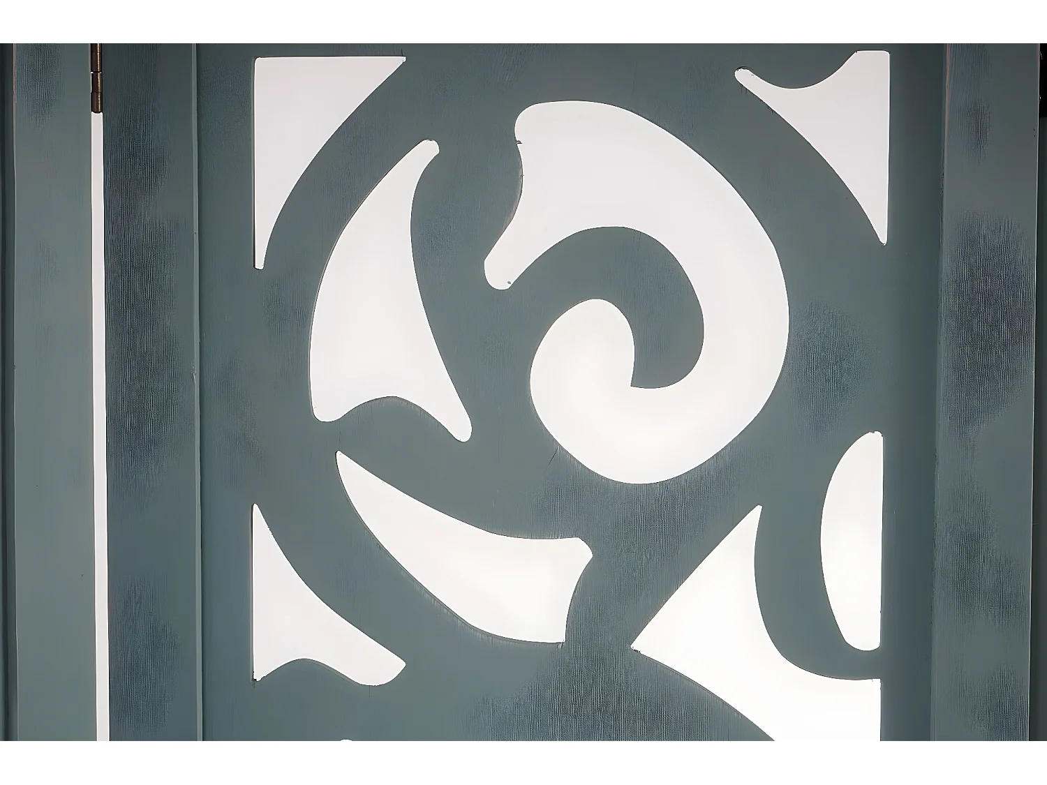 Paravent 4 panneaux en bois marron 161 x 2 x 170 cm PAR04034