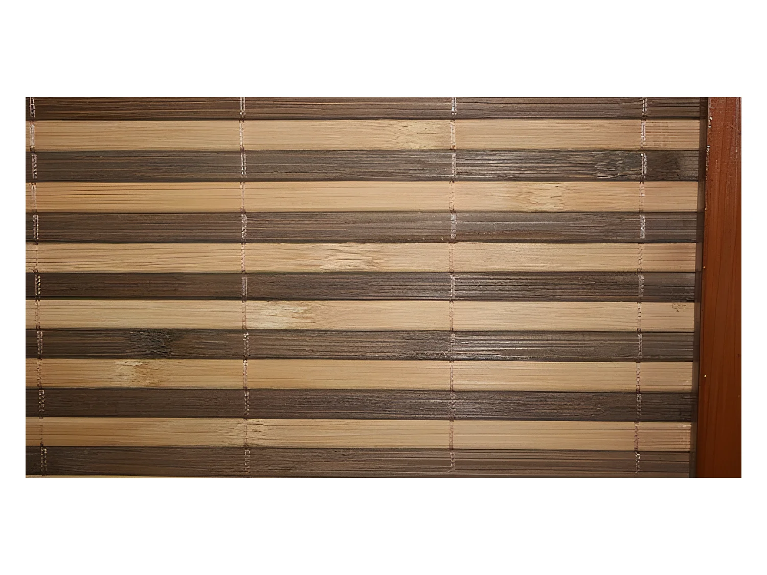 Paravent 5 panneaux marron bois marron 220 x 44 x 175 cm PAR06068