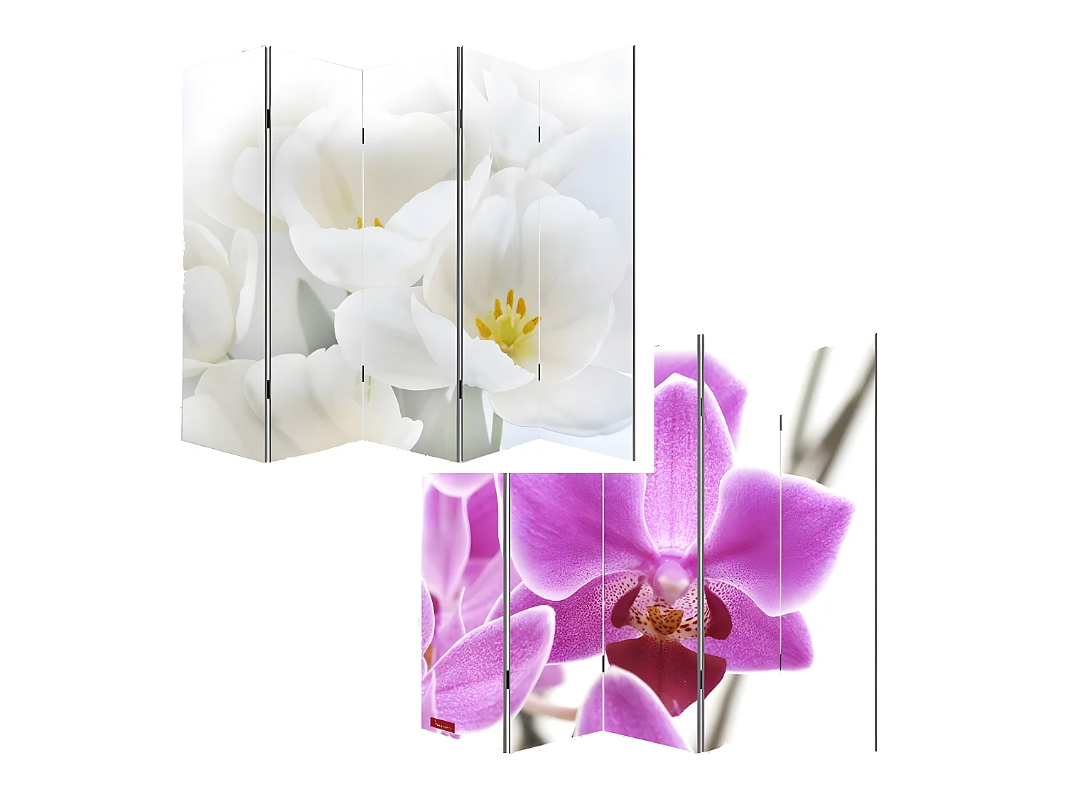 Paravent 5 panneaux pans 200 x 3 x 180 cm PAR04006