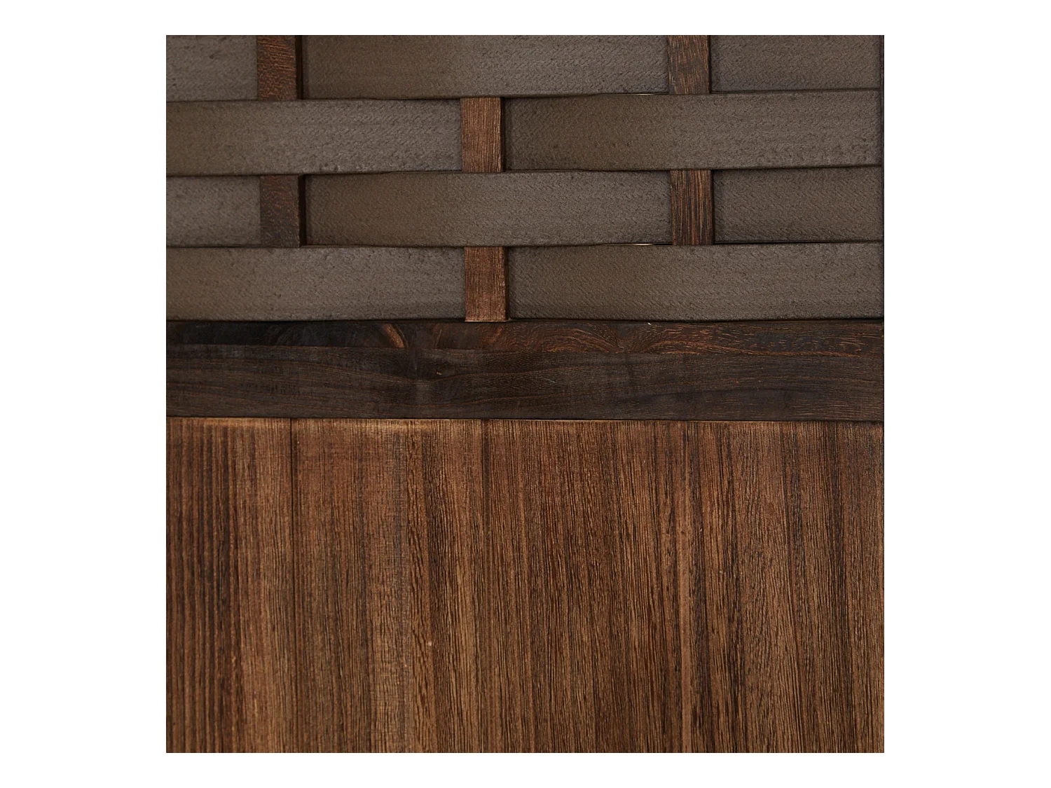 Paravent en 3 panneaux bois marron 132 x 2 x 175 cm PAR06079