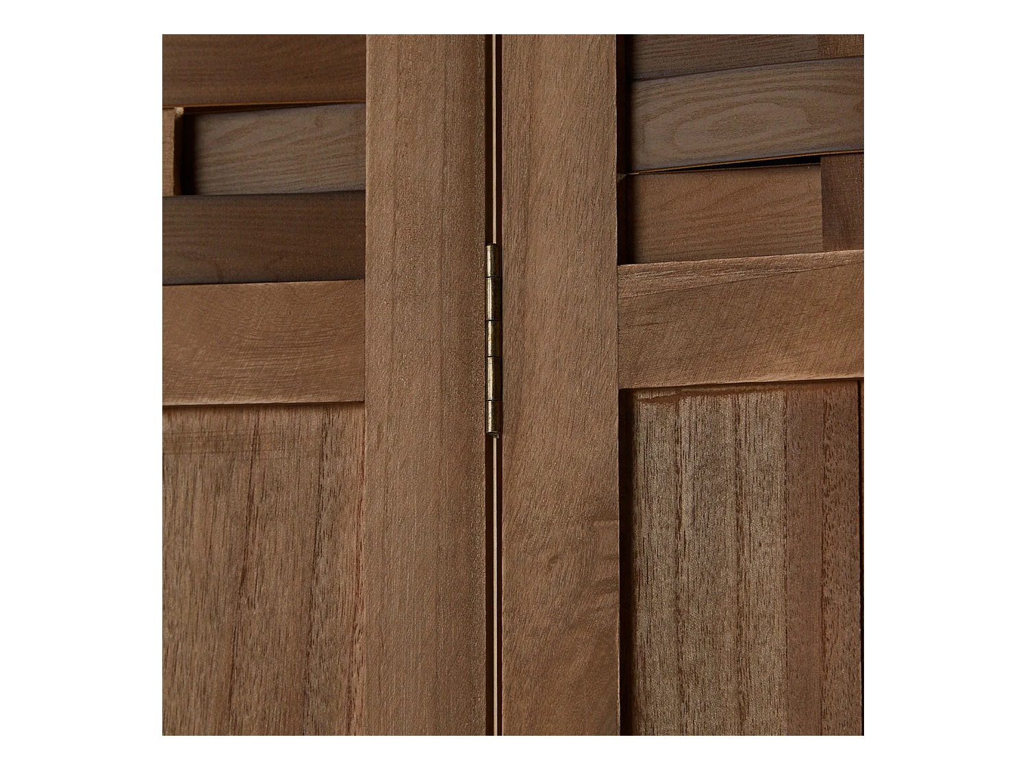 Paravent en 3 panneaux bois marron 132 x 2 x 175 cm PAR06079