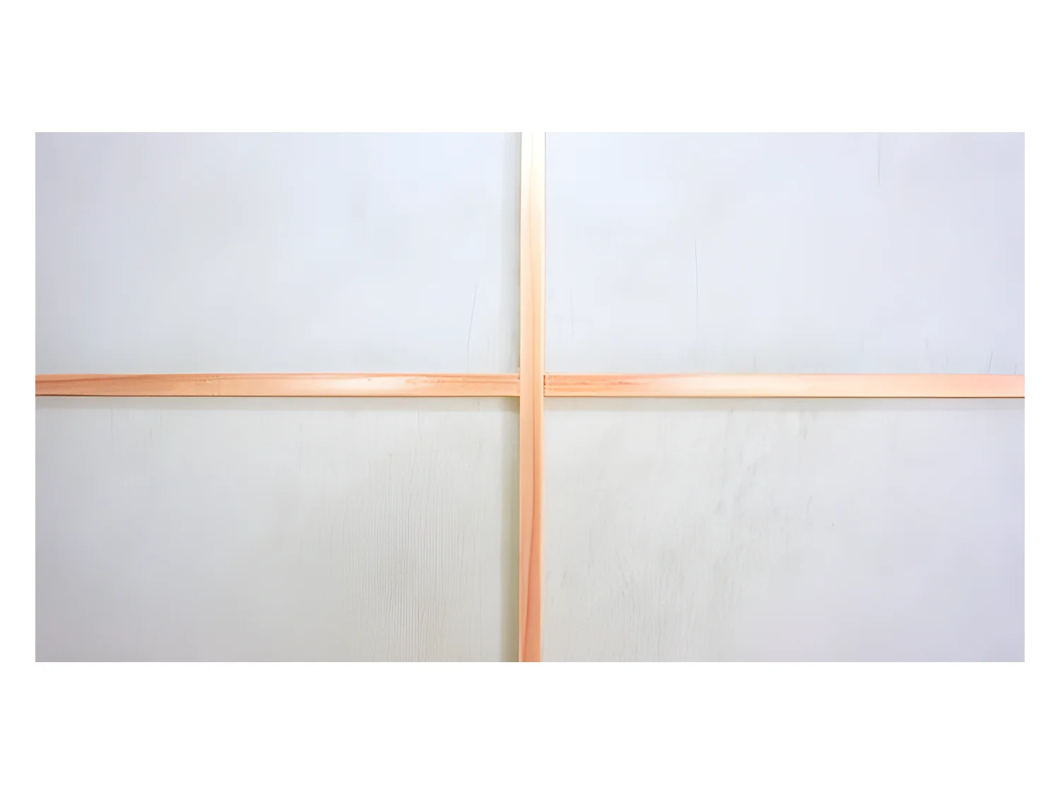 Paravent 6 panneaux pans bois marron 264 x 2.2 x 175 cm PAR06036