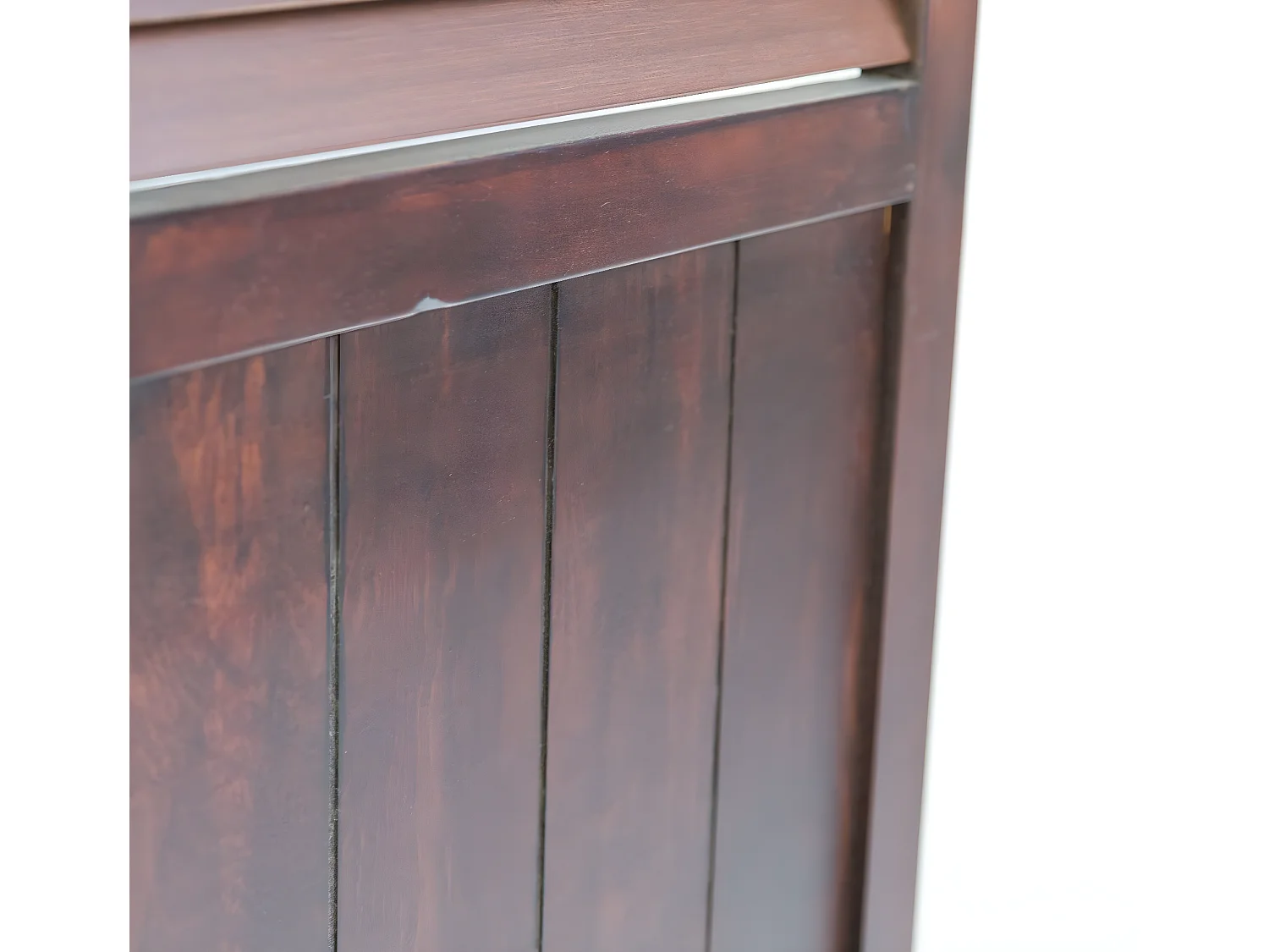 Paravent 3 panneaux marron bois marron 120 x 2 x 170 cm PAR06021