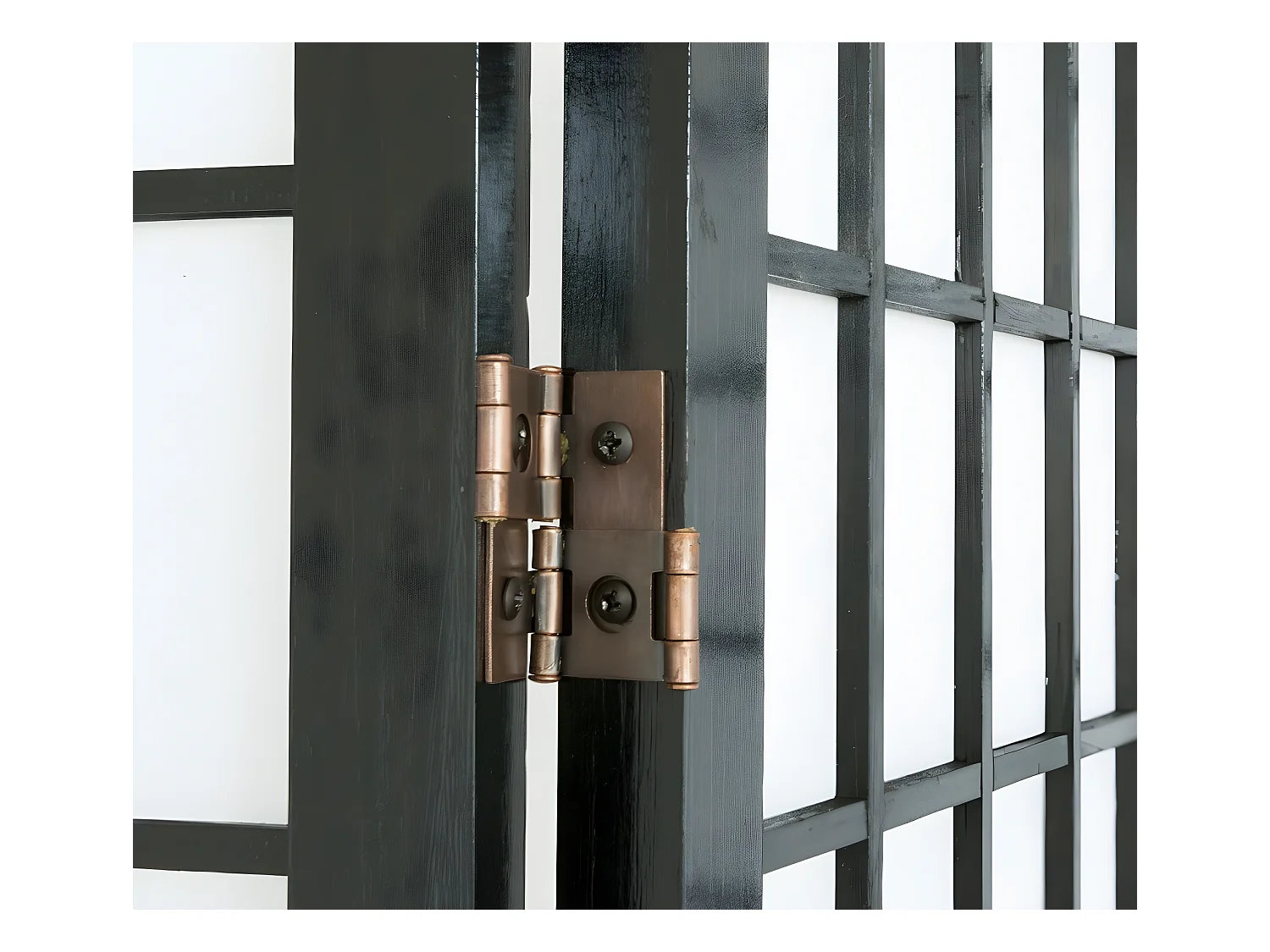 Paravent 6 panneaux en bois marron 264 x 2.2 x 175 cm PAR06048